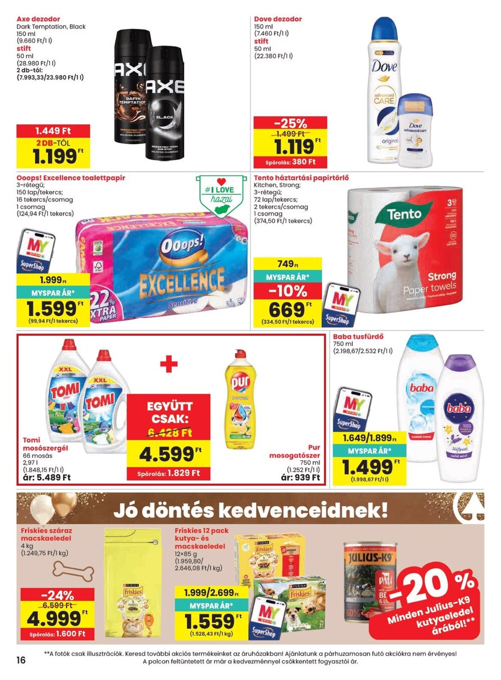 Spar akciós újság 2026.10.15-től - 16. oldal.