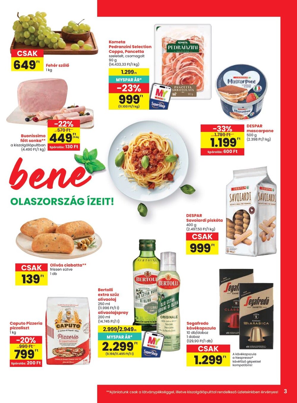 Spar akciós újság 2026.10.15-től - 3. oldal.