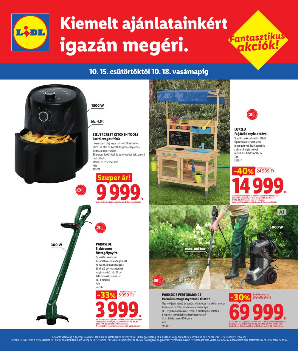 Lidl akciós újság 2026.10.15-től - 2. oldal.
