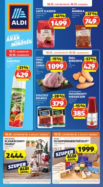 Aldi akciós újság 2026.10.15-től