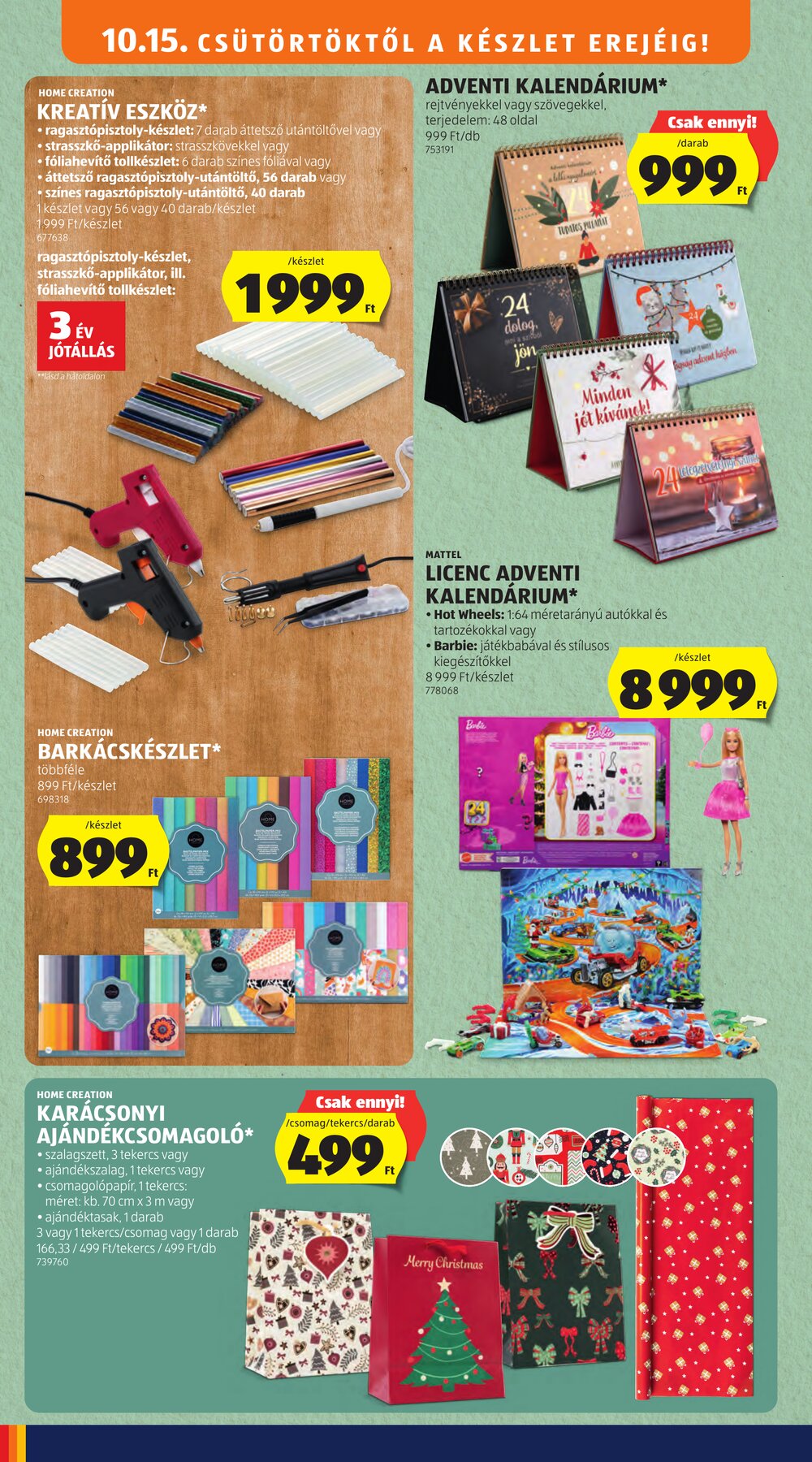 Aldi akciós újság 2026.10.15-től - 38. oldal.