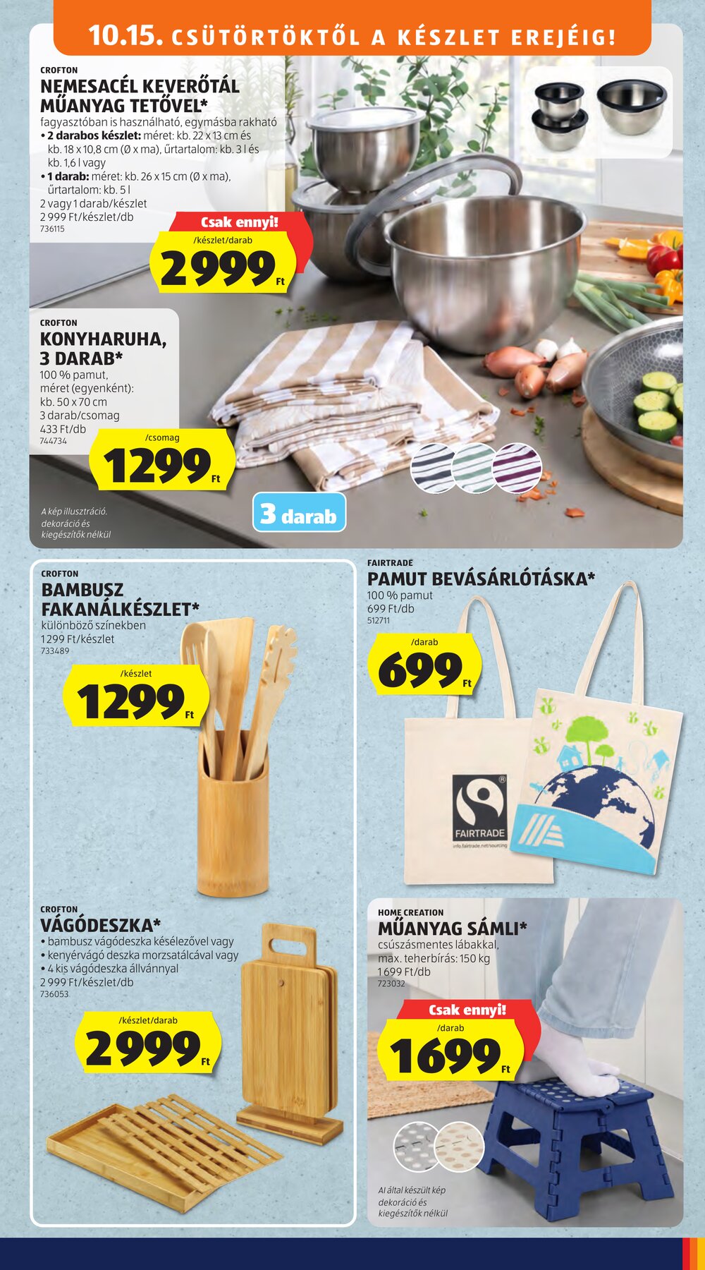 Aldi akciós újság 2026.10.15-től - 43. oldal.