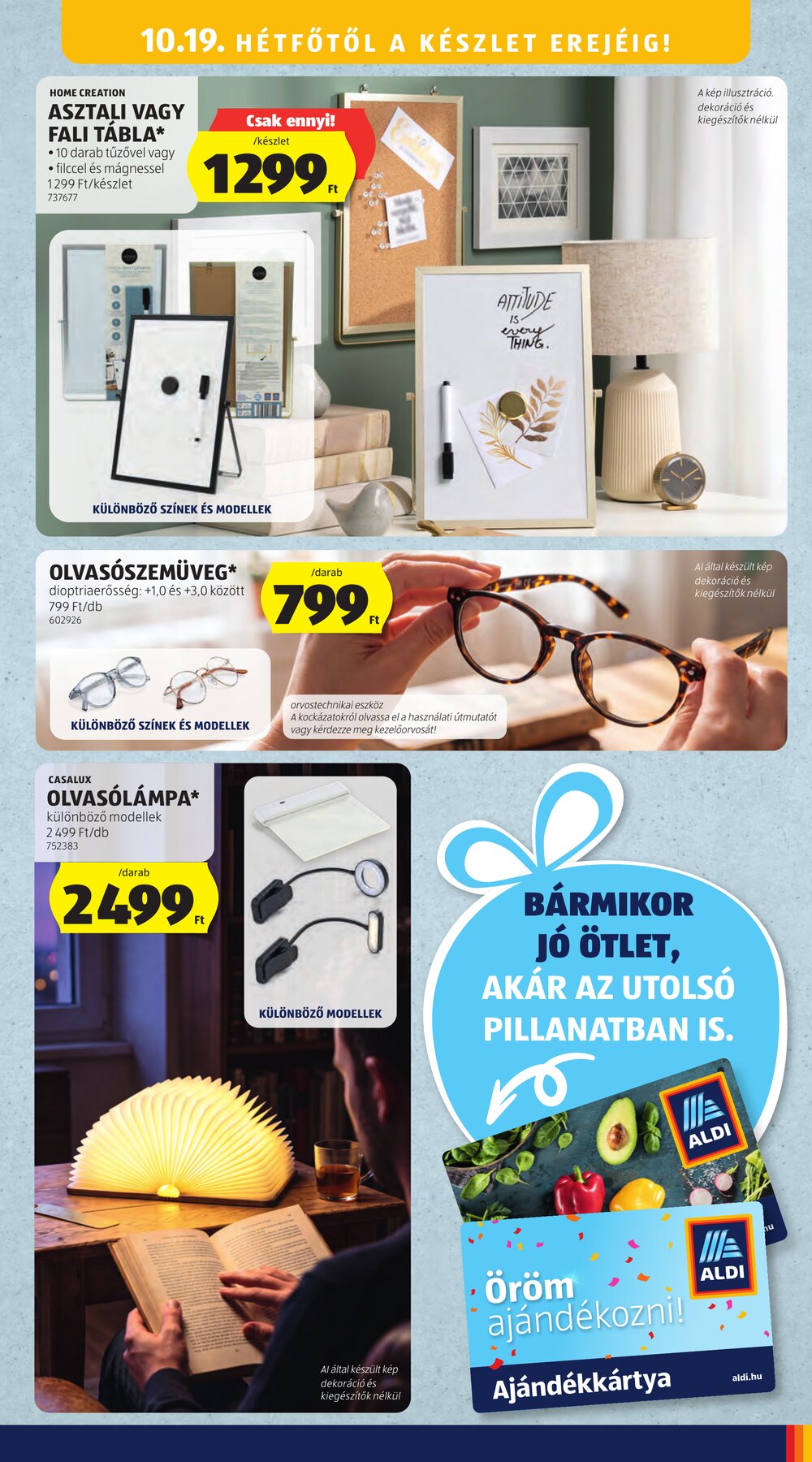 Aldi akciós újság 2026.10.15-től - 51. oldal.