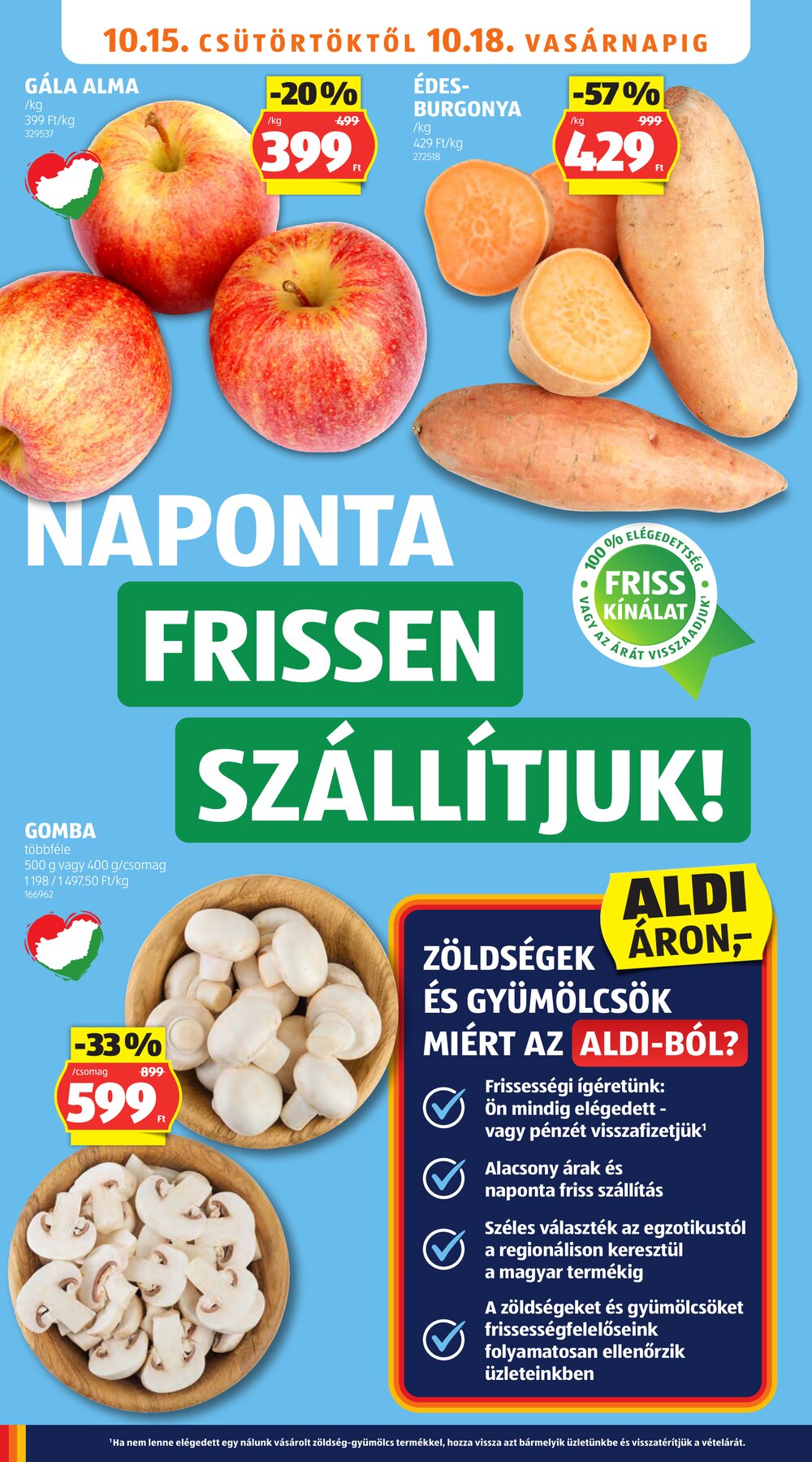 Aldi akciós újság 2026.10.15-től - 6. oldal.