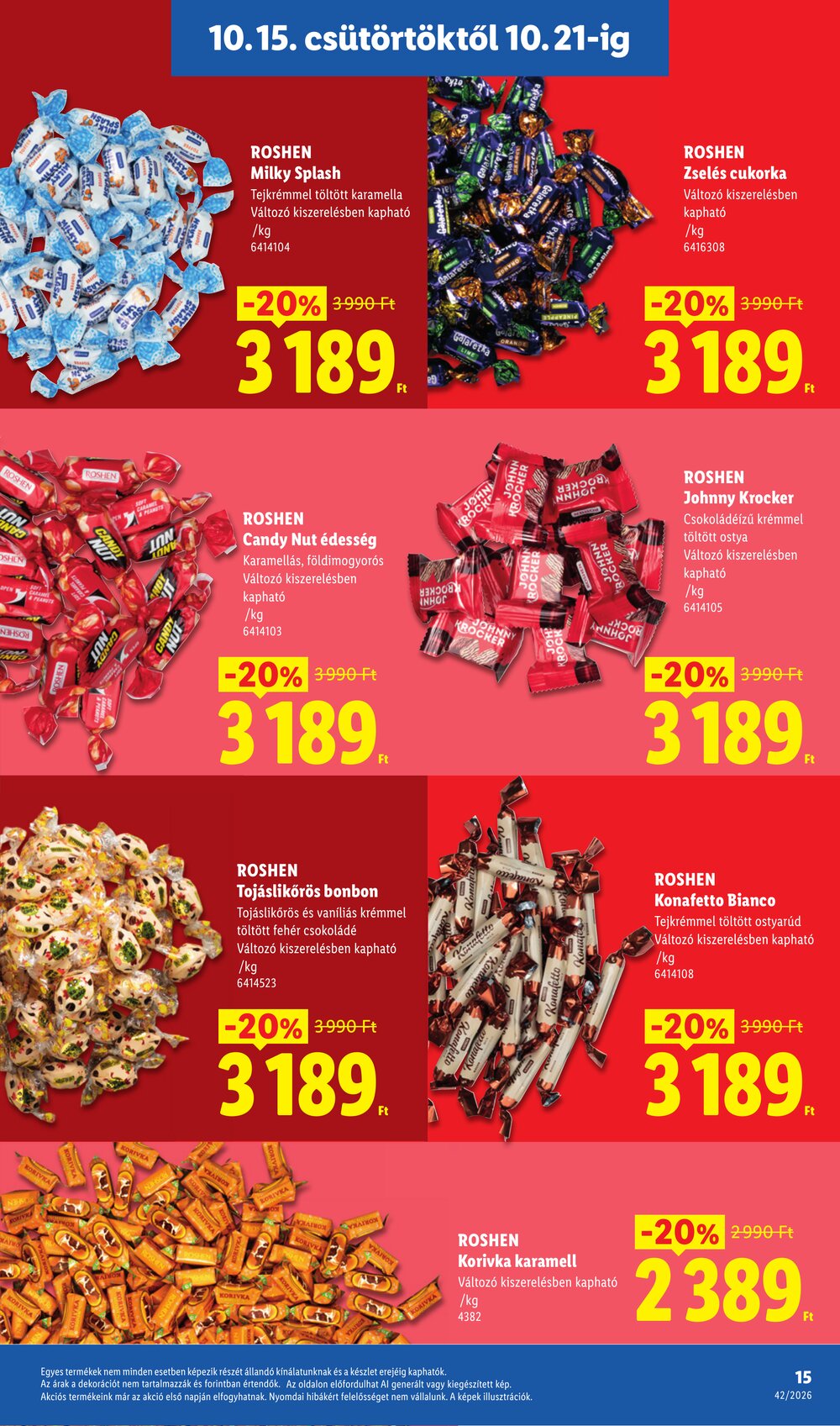 Lidl akciós újság 2026.10.15-től - 15. oldal.