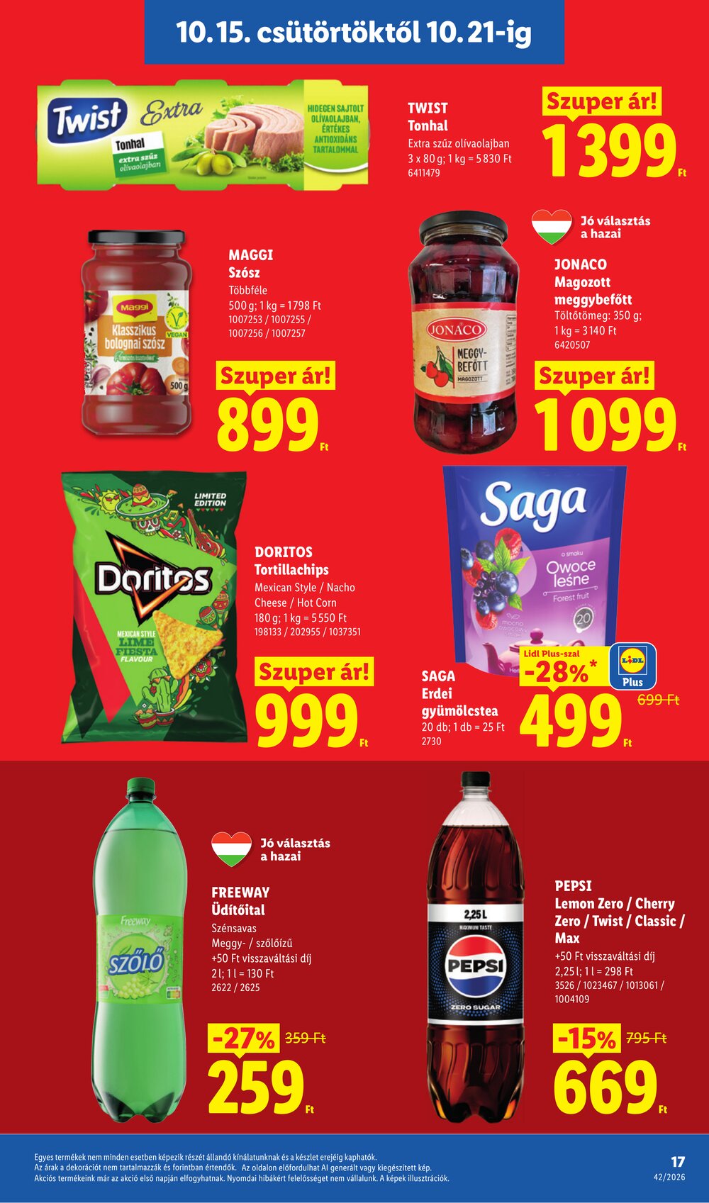 Lidl akciós újság 2026.10.15-től - 17. oldal.