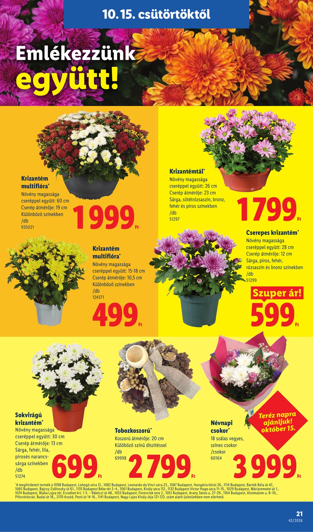 Lidl akciós újság 2026.10.15-től - 21. oldal.