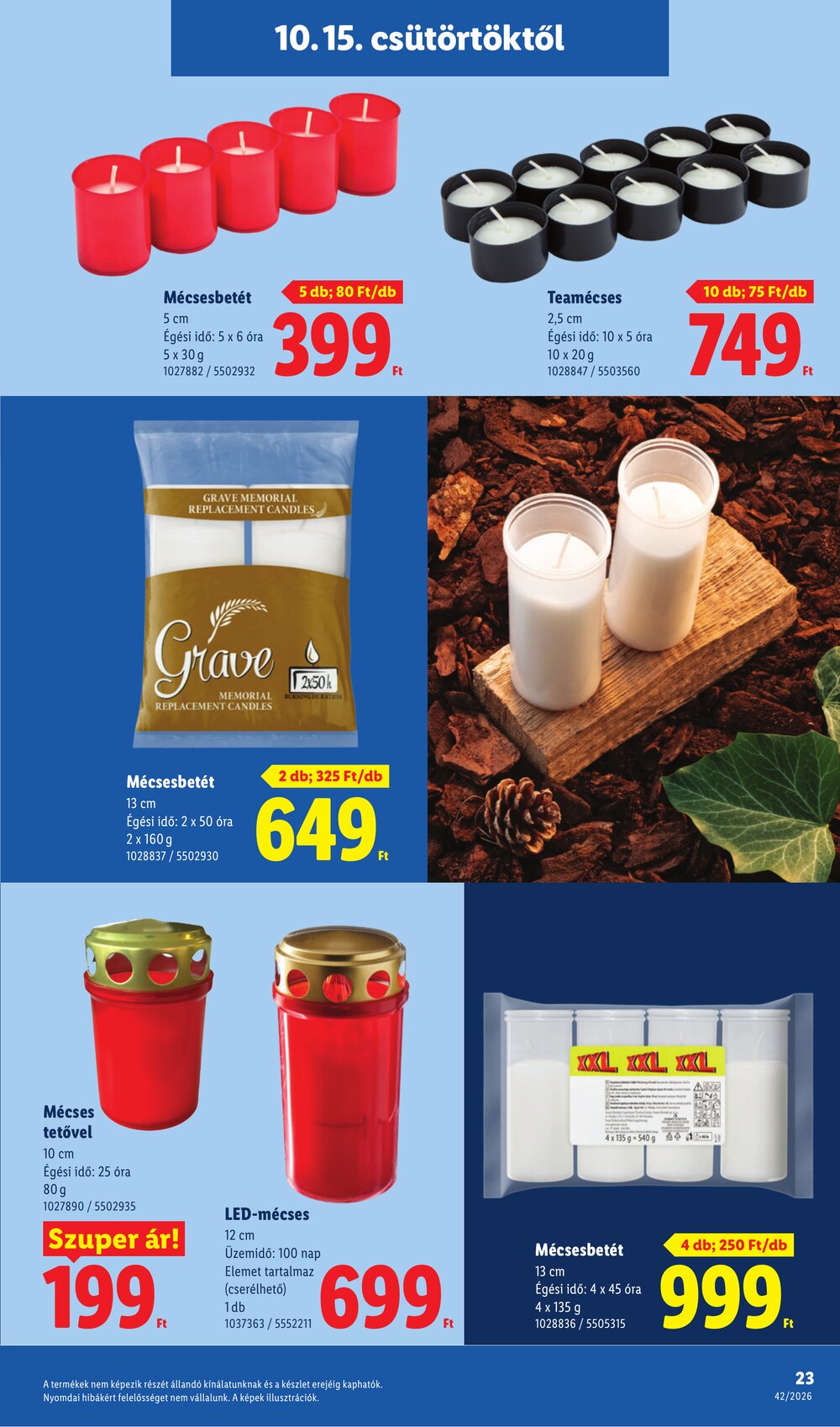 Lidl akciós újság 2026.10.15-től - 23. oldal.