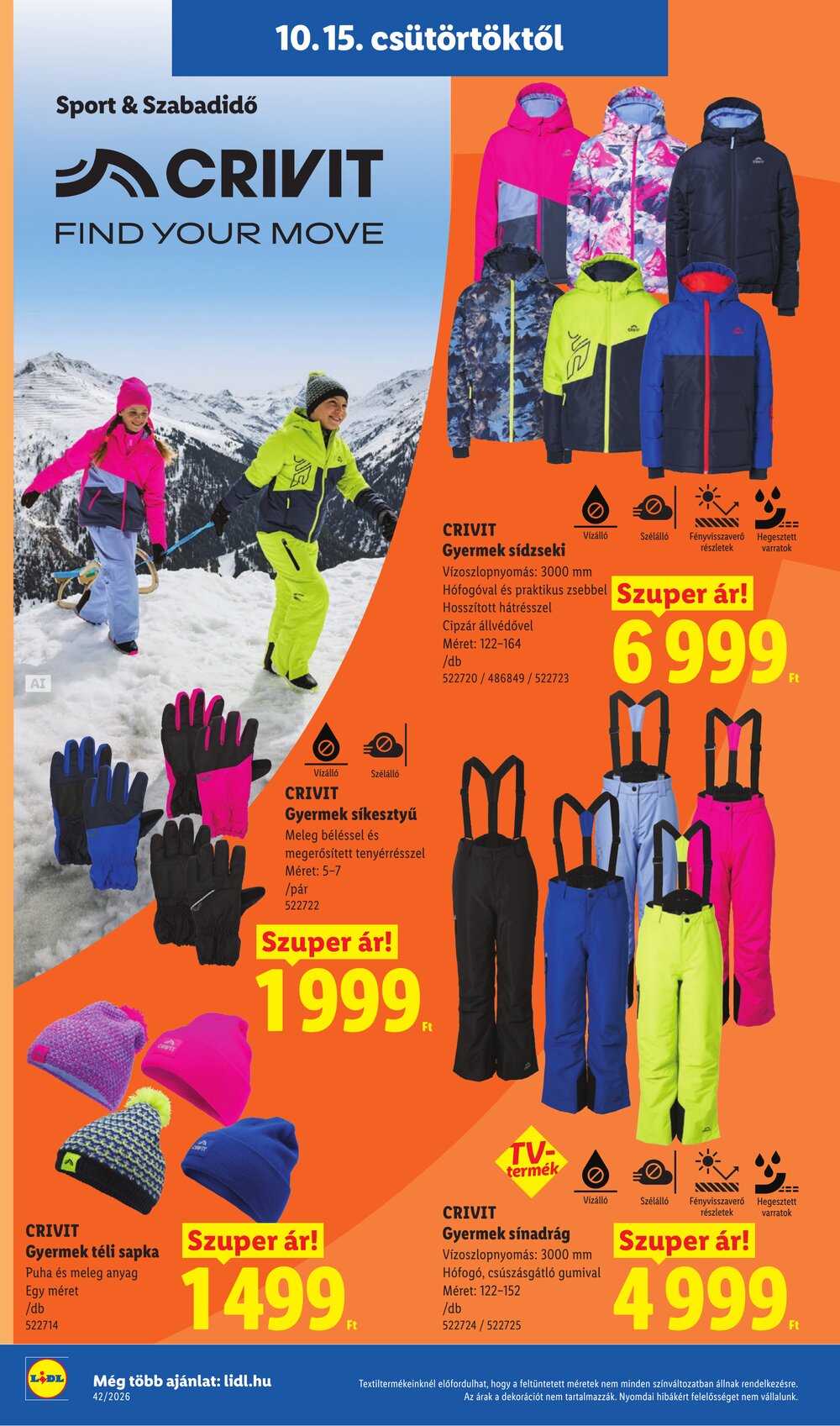 Lidl akciós újság 2026.10.15-től - 28. oldal.