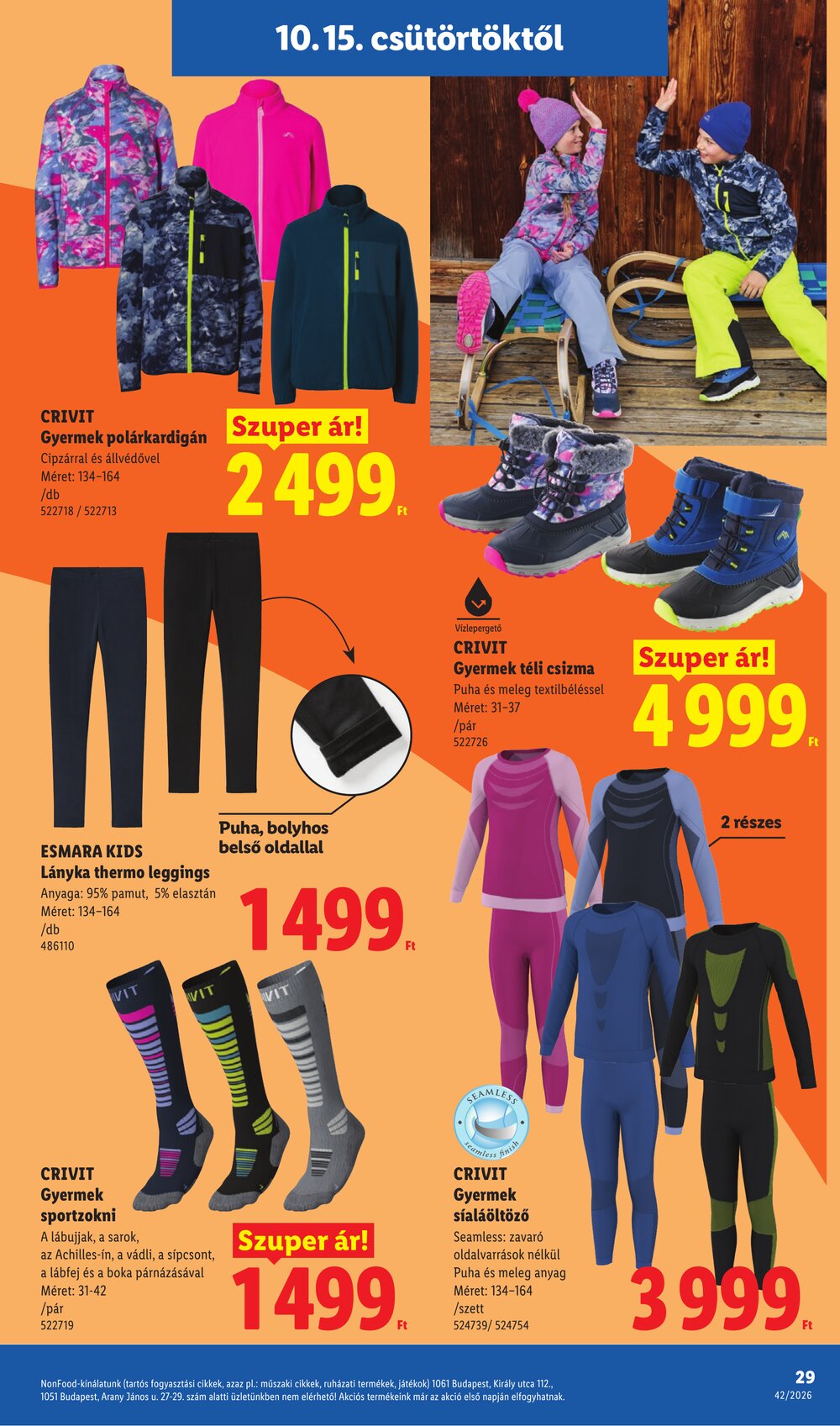 Lidl akciós újság 2026.10.15-től - 29. oldal.