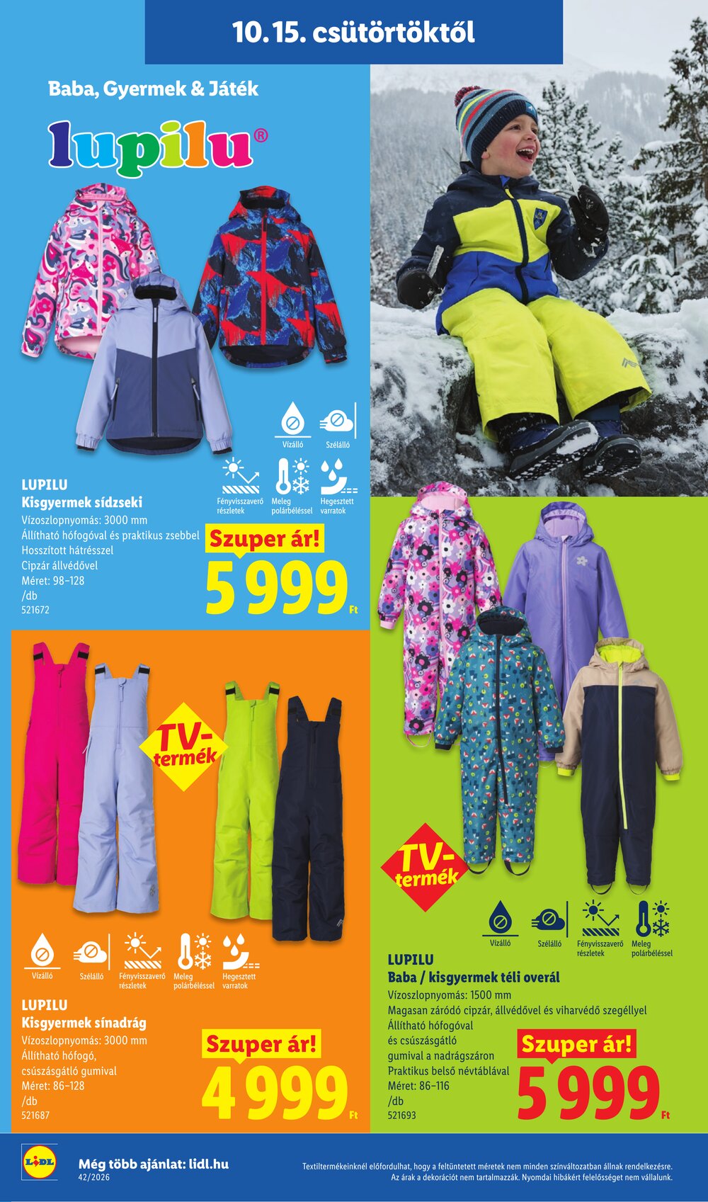 Lidl akciós újság 2026.10.15-től - 32. oldal.
