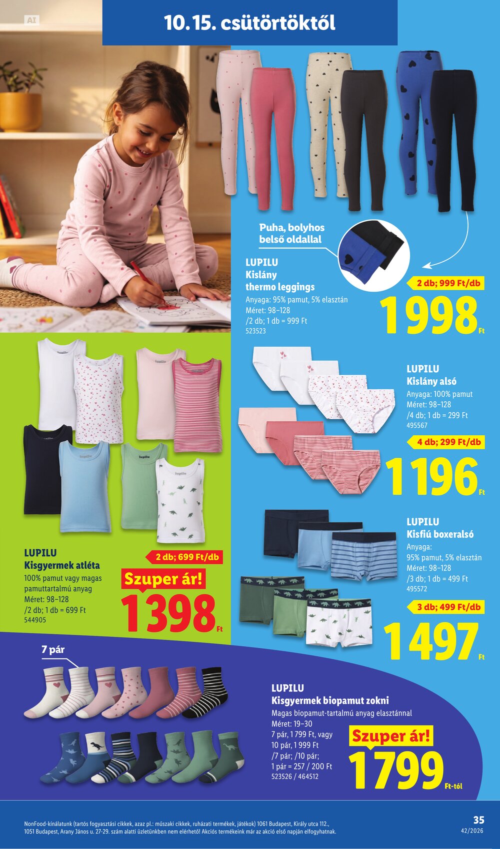 Lidl akciós újság 2026.10.15-től - 35. oldal.