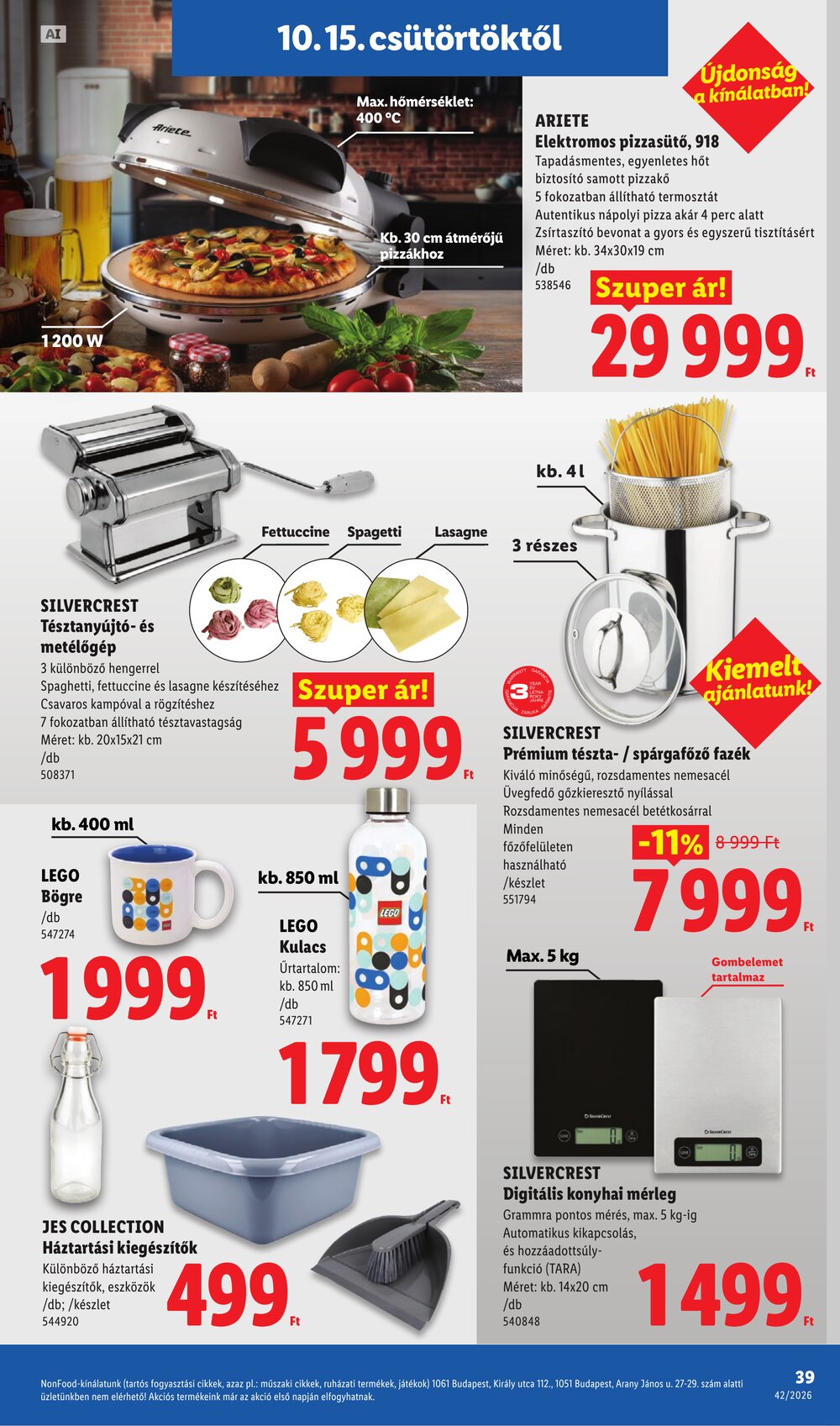Lidl akciós újság 2026.10.15-től - 39. oldal.