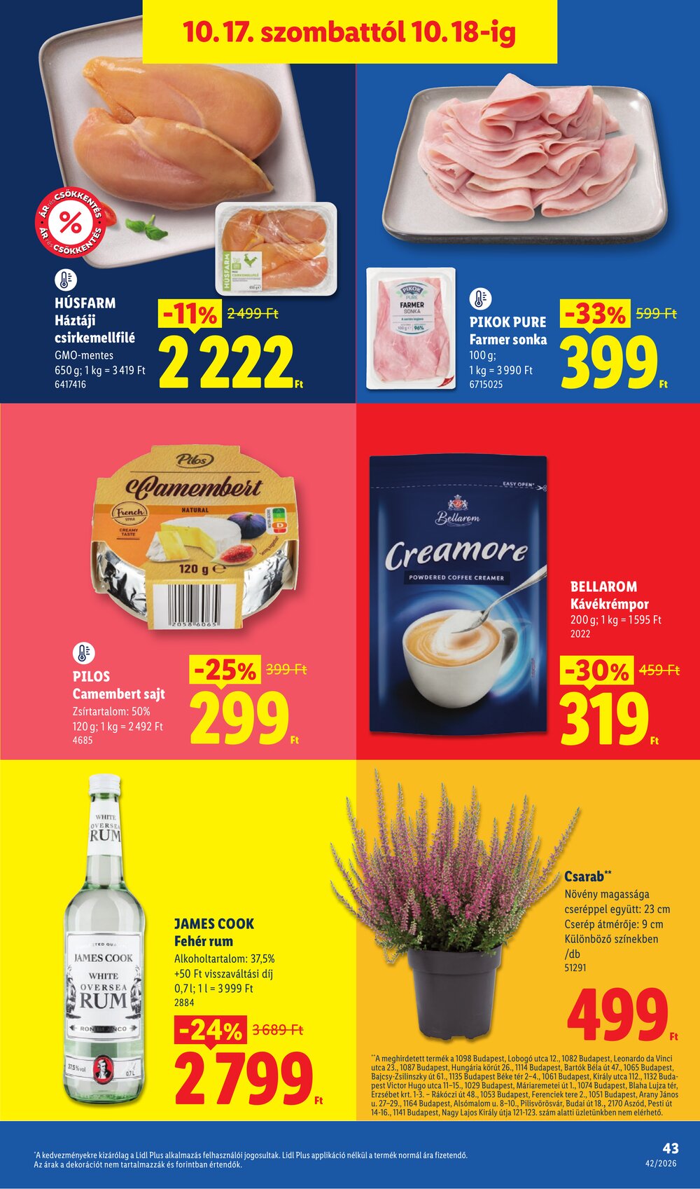 Lidl akciós újság 2026.10.15-től - 43. oldal.