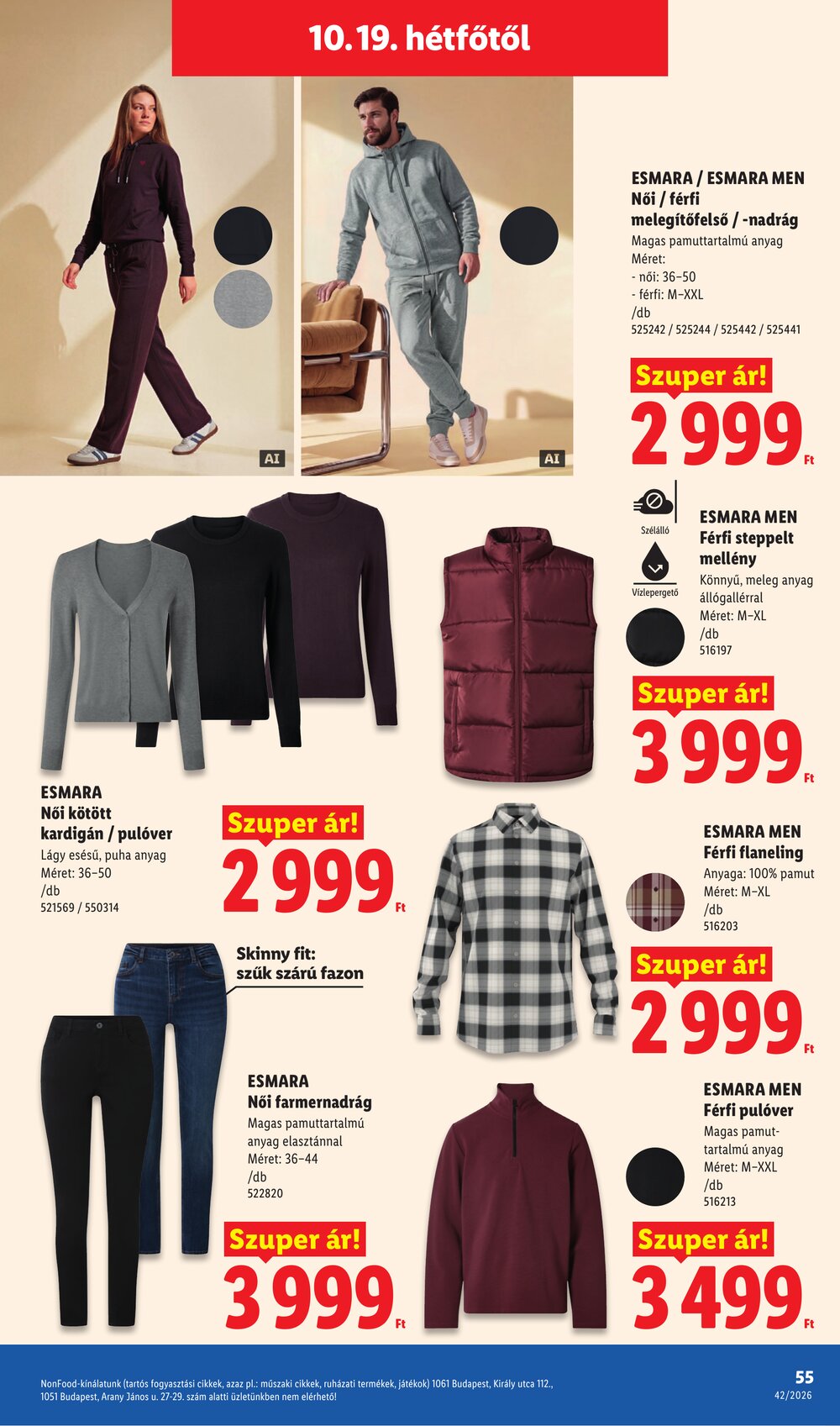 Lidl akciós újság 2026.10.15-től - 55. oldal.