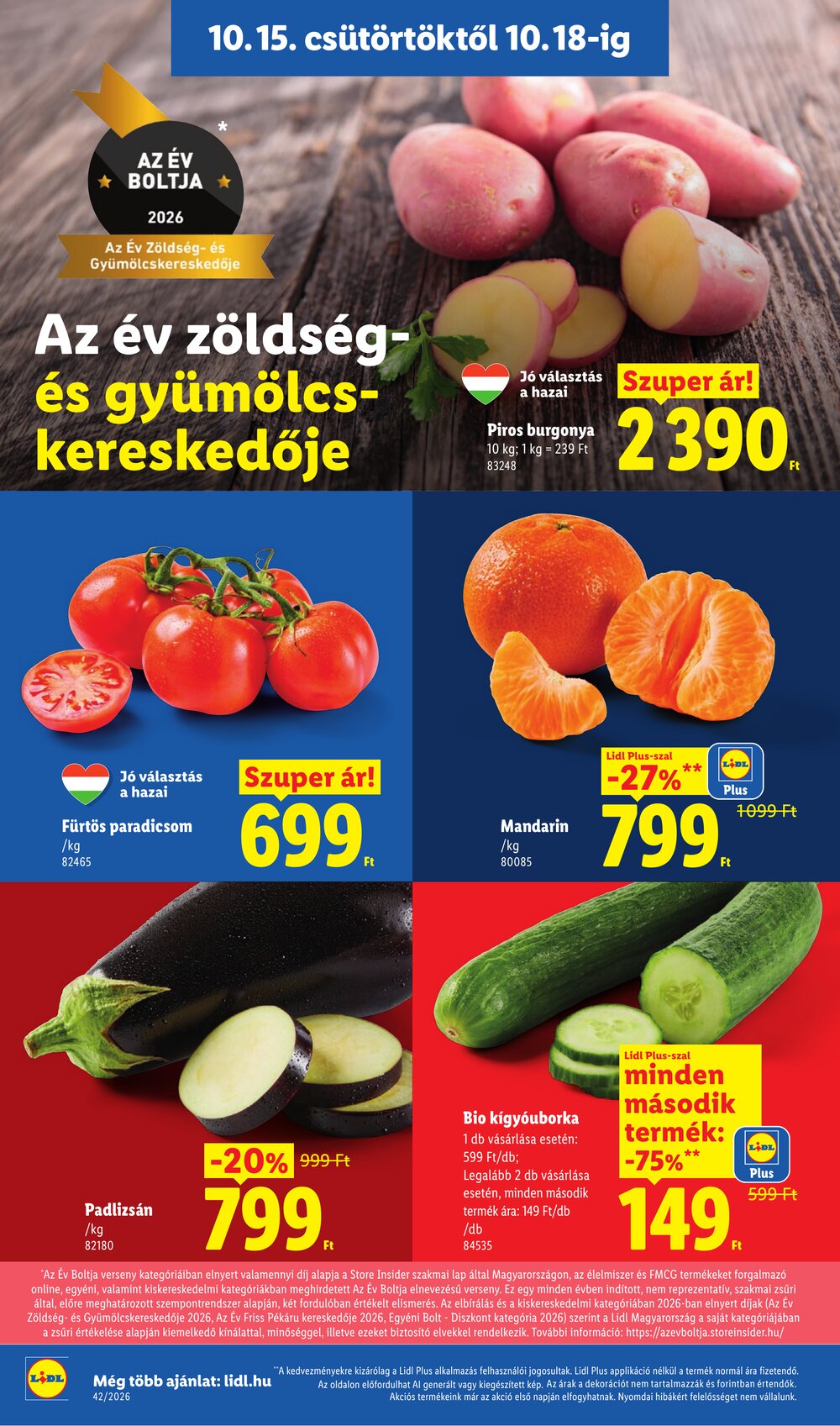 Lidl akciós újság 2026.10.15-től - 6. oldal.