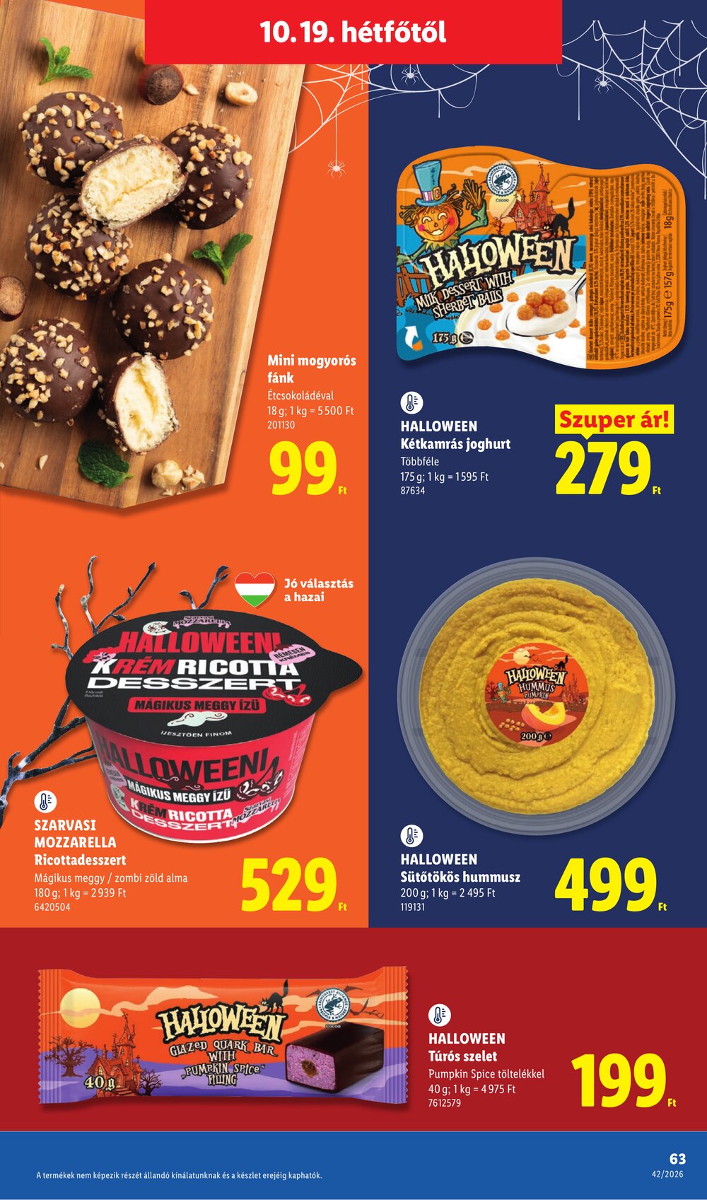 Lidl akciós újság 2026.10.15-től - 63. oldal.