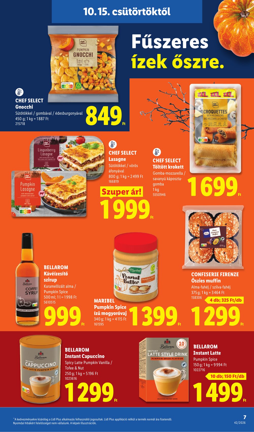 Lidl akciós újság 2026.10.15-től - 7. oldal.