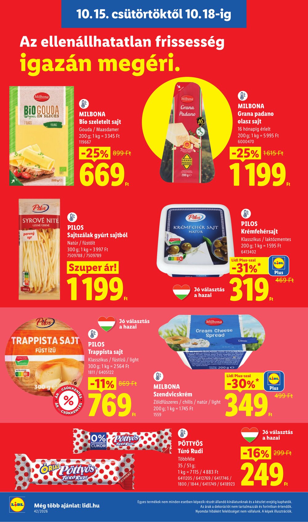 Lidl akciós újság 2026.10.15-től - 8. oldal.