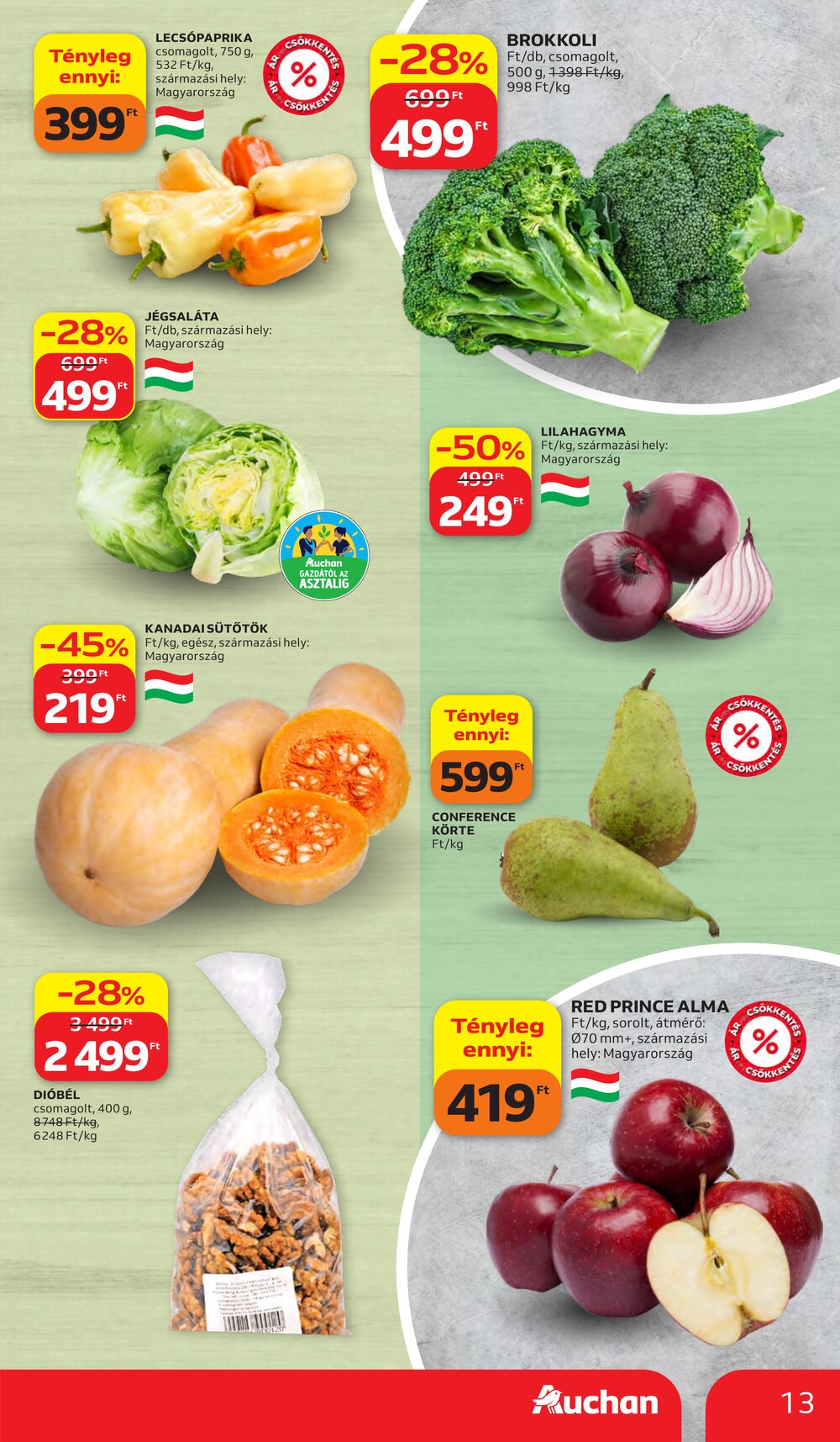 Auchan akciós újság 2026.10.15-től - 13. oldal.