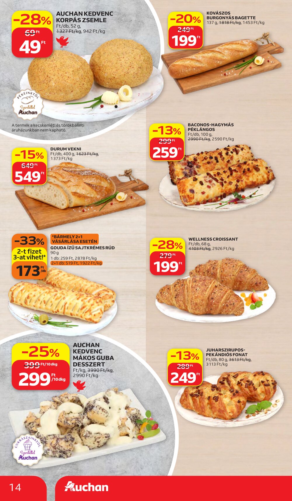 Auchan akciós újság 2026.10.15-től - 14. oldal.