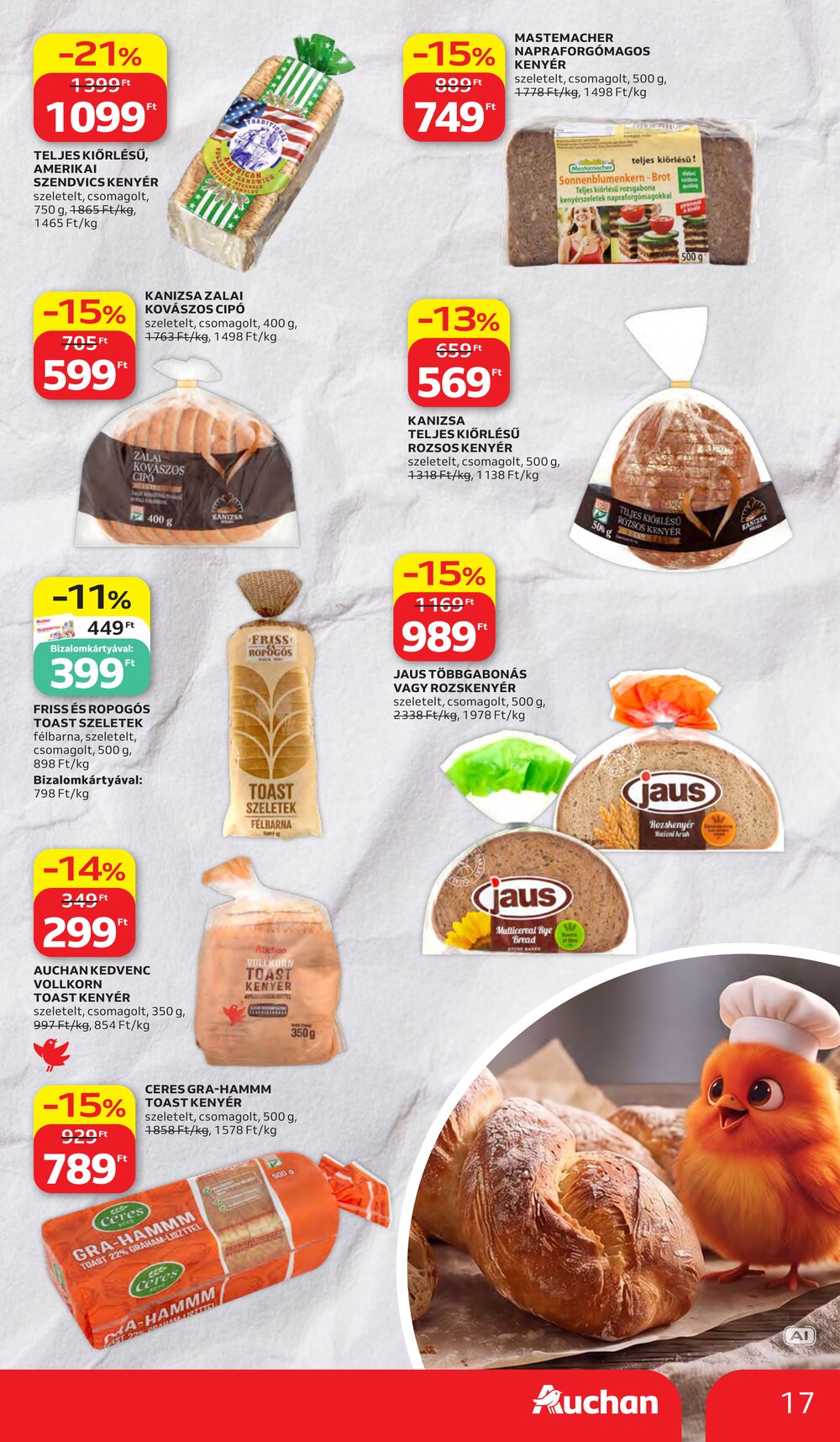 Auchan akciós újság 2026.10.15-től - 17. oldal.