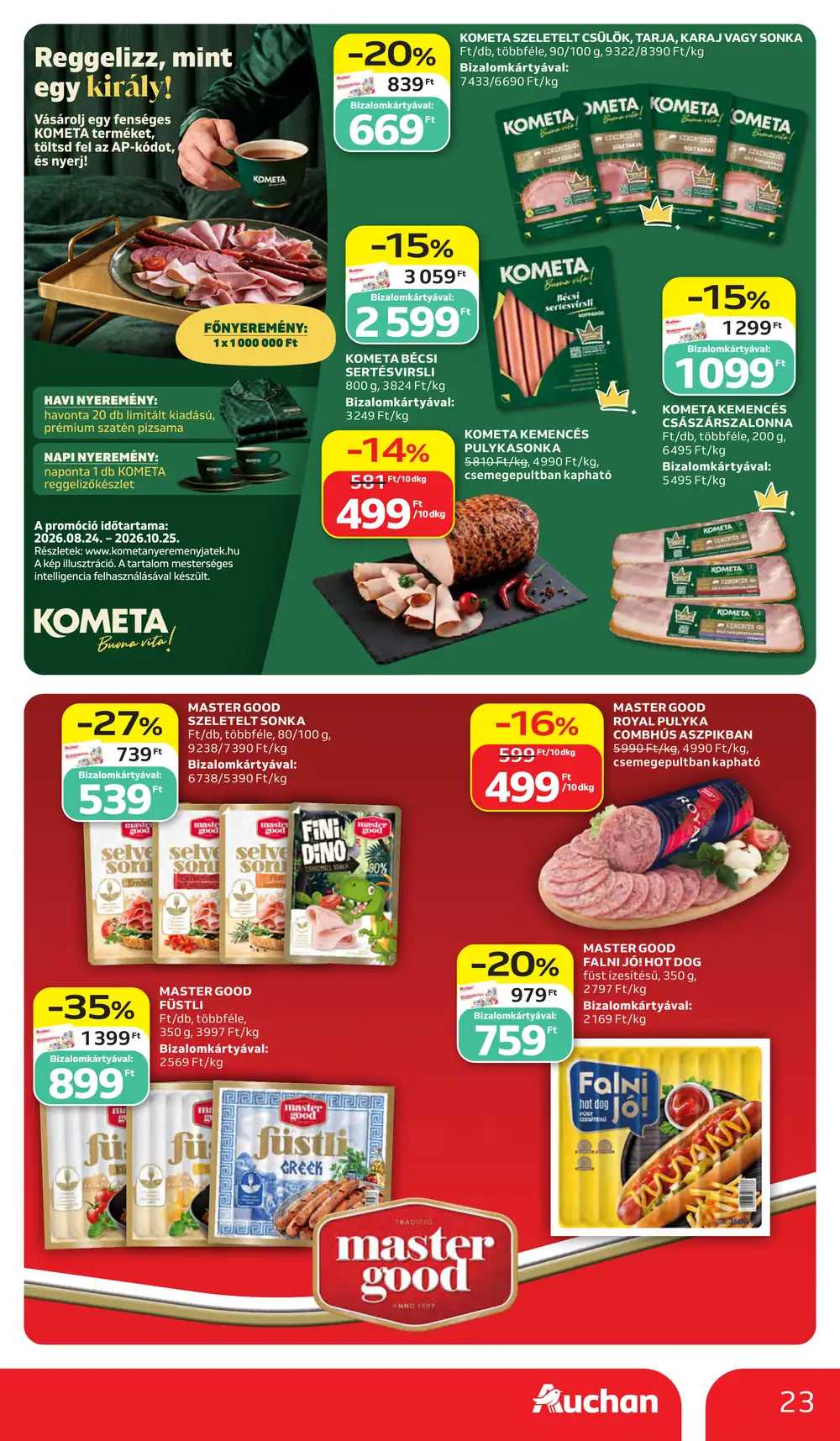 Auchan akciós újság 2026.10.15-től - 23. oldal.