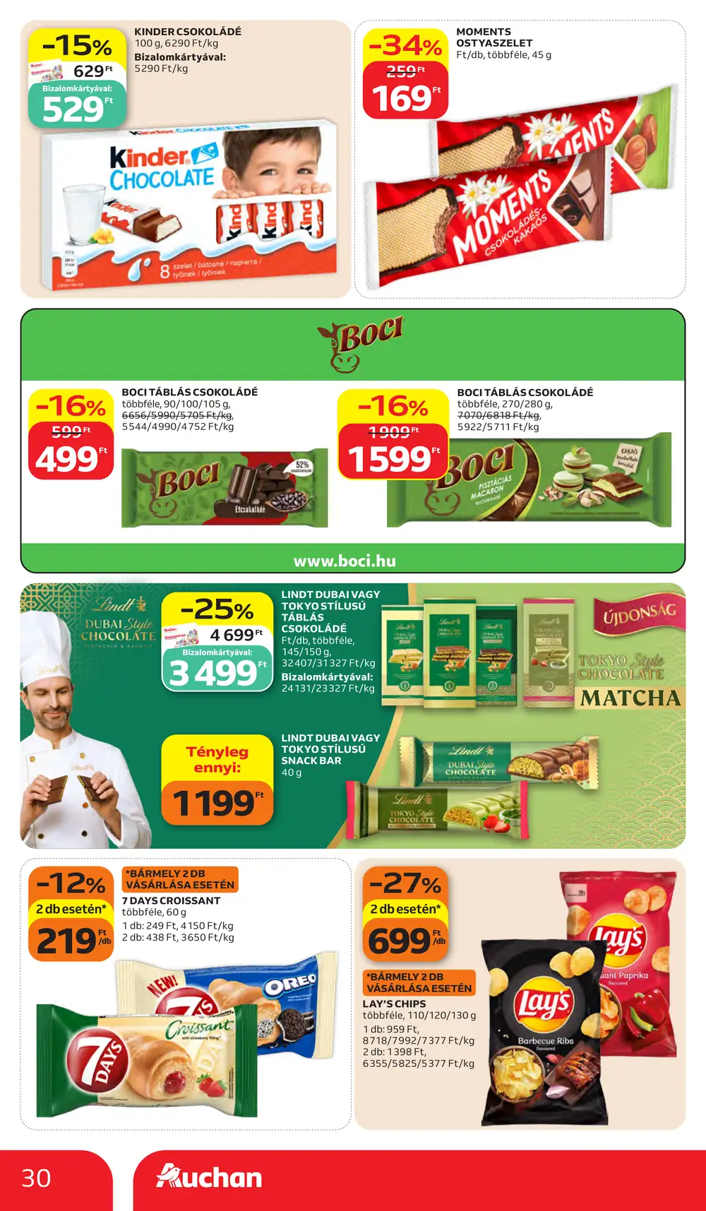 Auchan akciós újság 2026.10.15-től - 30. oldal.