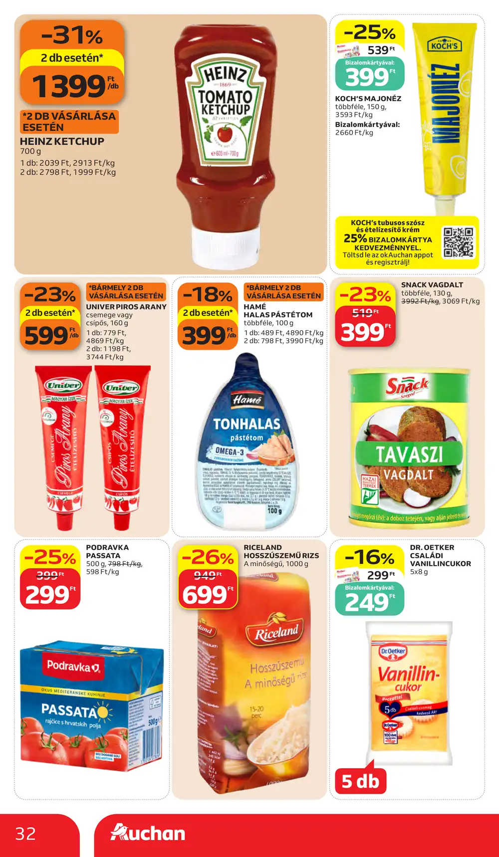 Auchan akciós újság 2026.10.15-től - 32. oldal.
