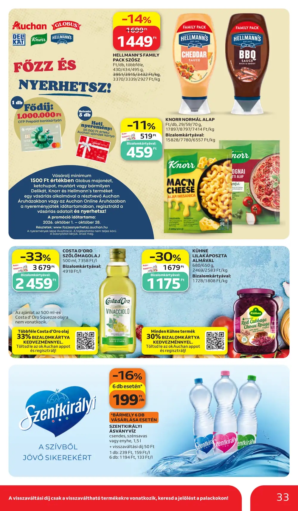 Auchan akciós újság 2026.10.15-től - 33. oldal.