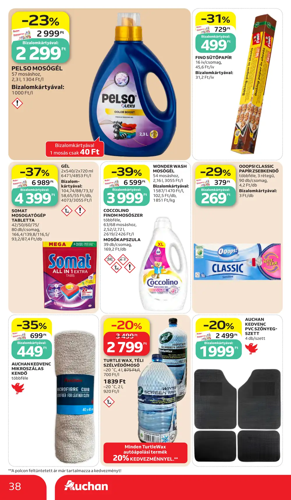Auchan akciós újság 2026.10.15-től - 38. oldal.
