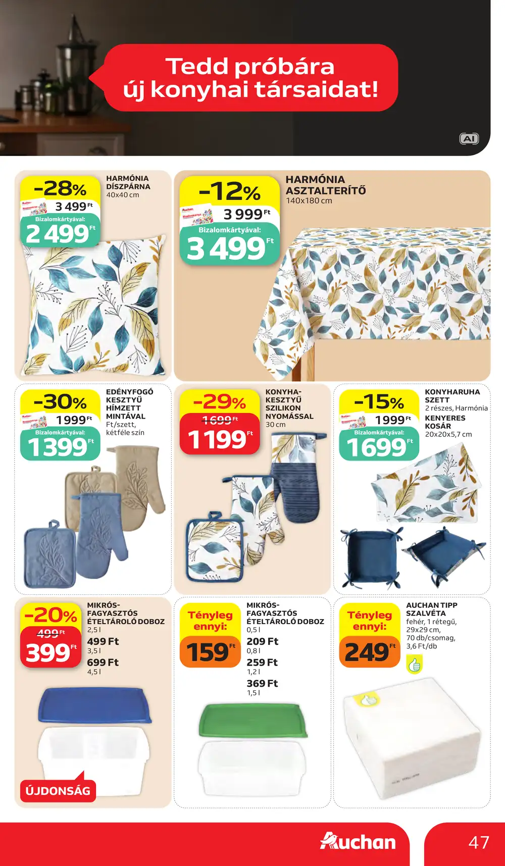 Auchan akciós újság 2026.10.15-től - 47. oldal.