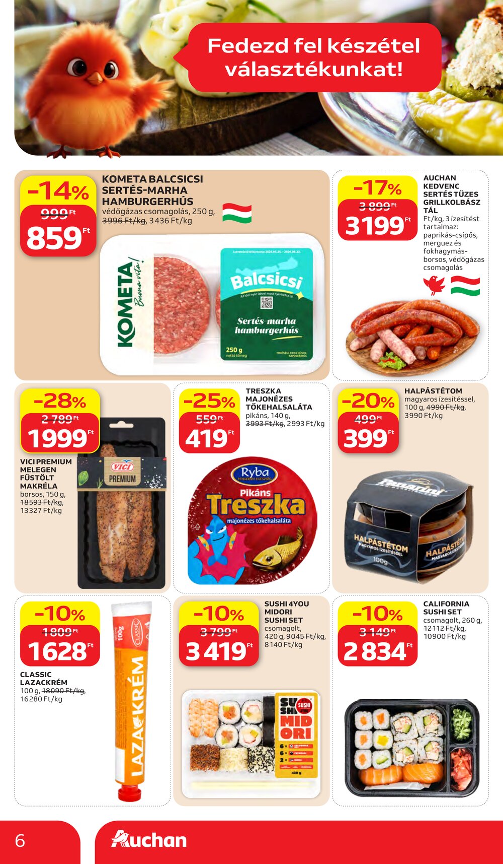 Auchan akciós újság 2026.10.15-től - 6. oldal.