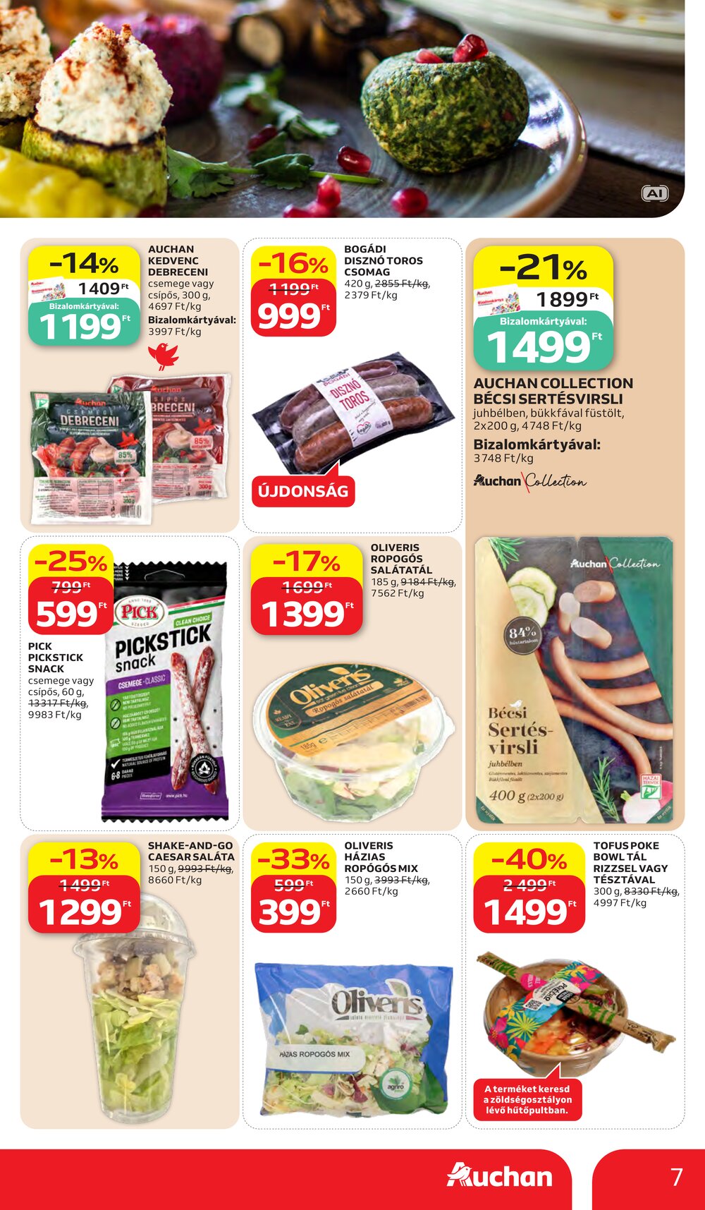 Auchan akciós újság 2026.10.15-től - 7. oldal.