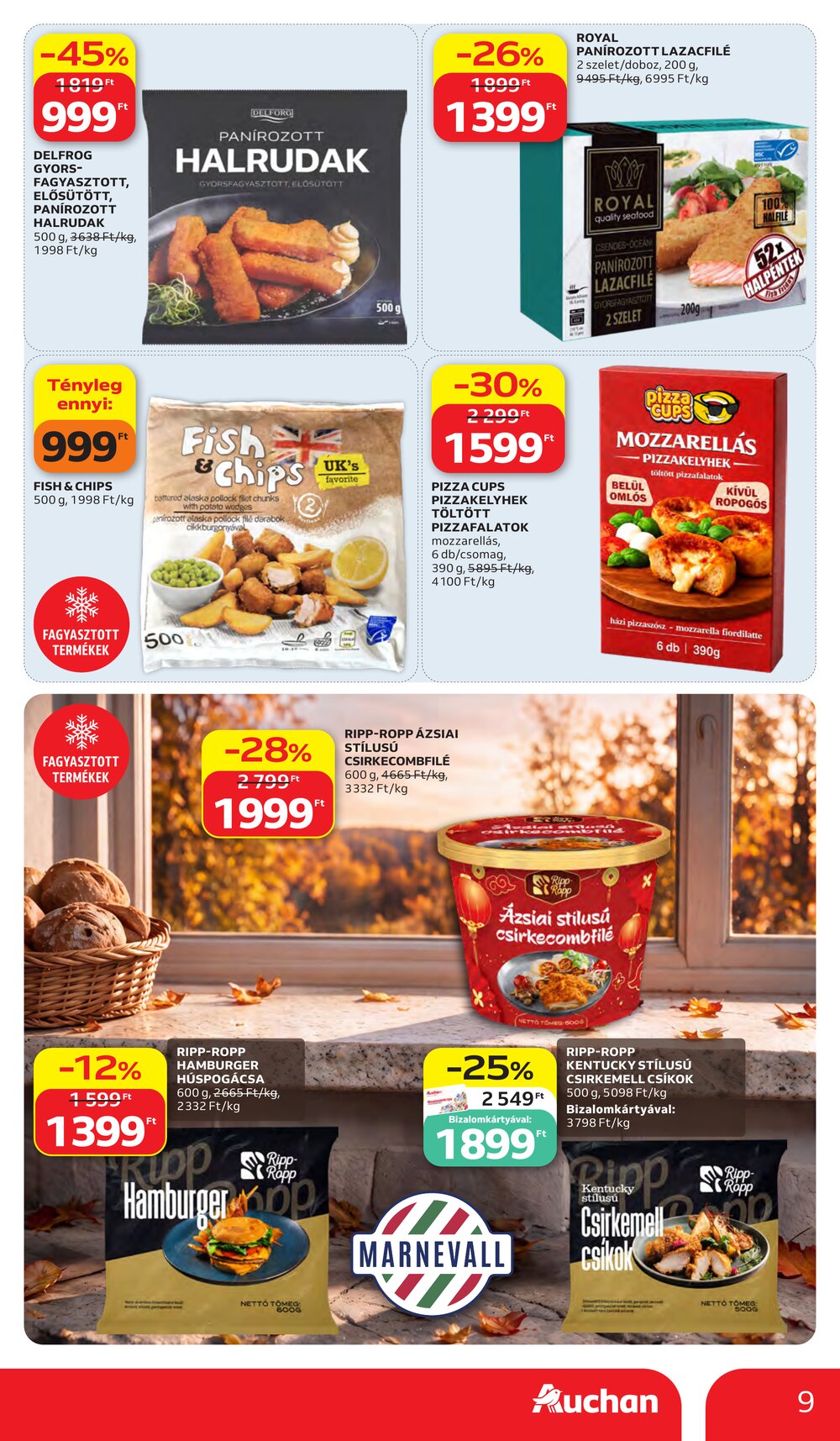 Auchan akciós újság 2026.10.15-től - 9. oldal.