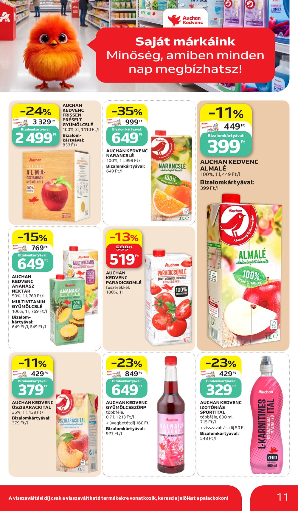 Auchan akciós újság 2026.10.15-től - 11. oldal.