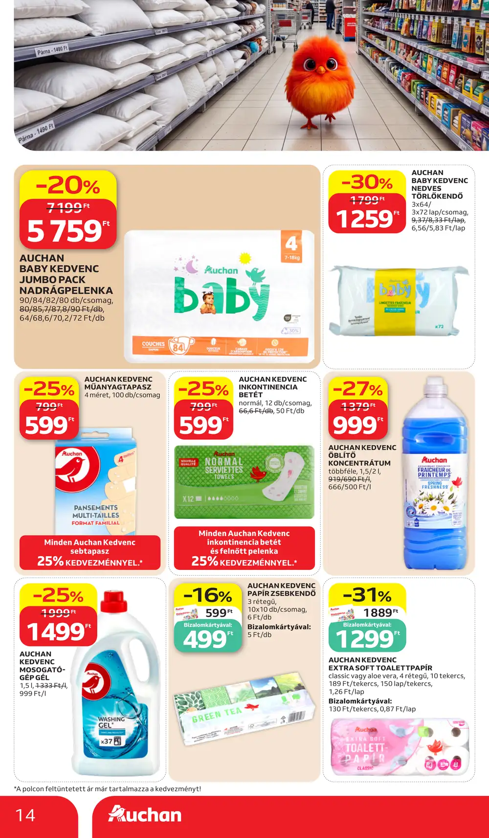 Auchan akciós újság 2026.10.15-től - 14. oldal.