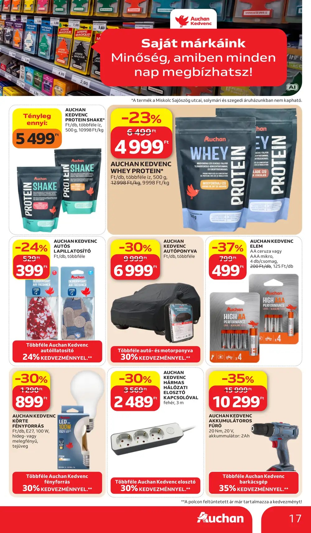 Auchan akciós újság 2026.10.15-től - 17. oldal.