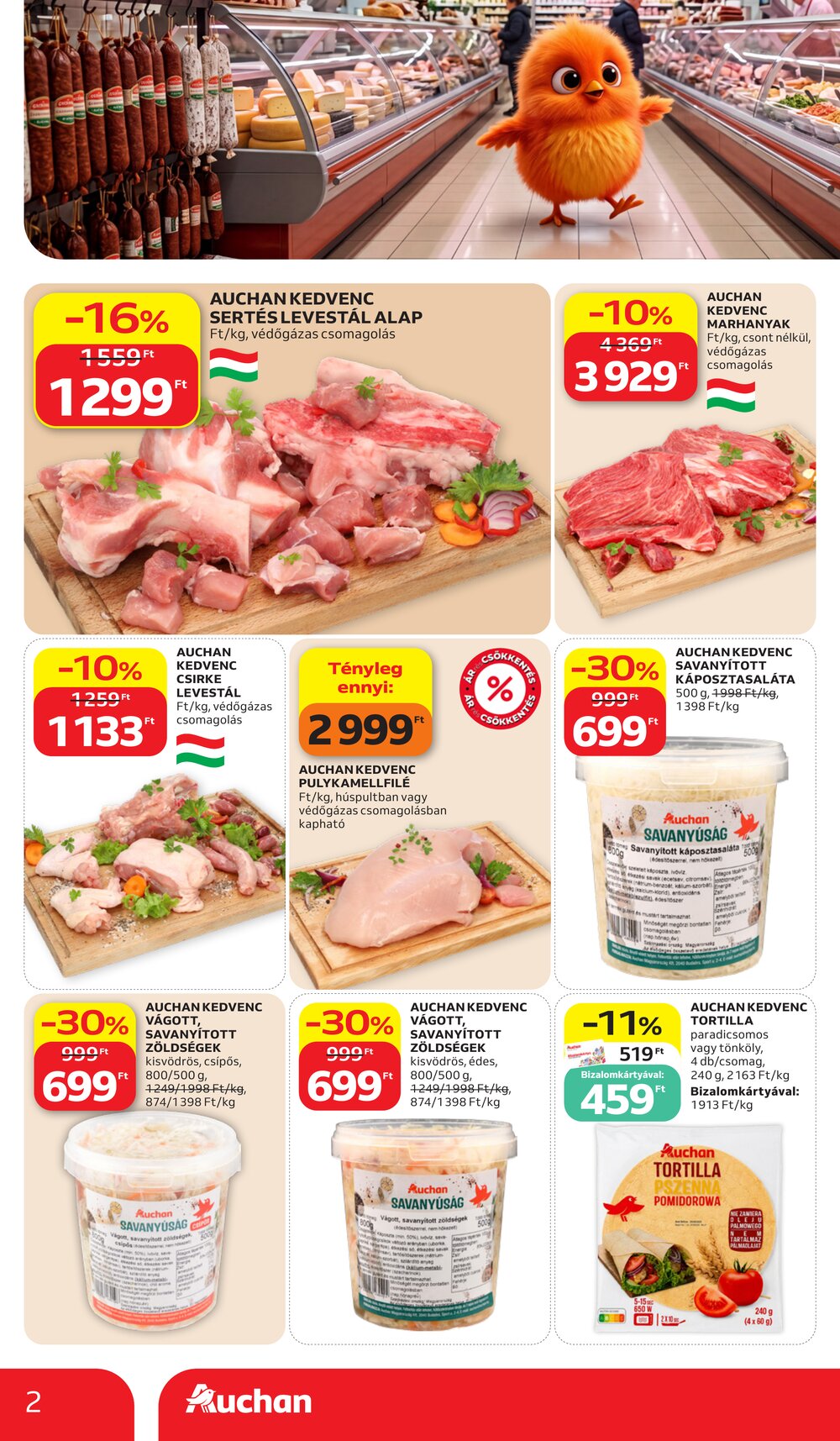 Auchan akciós újság 2026.10.15-től - 2. oldal.