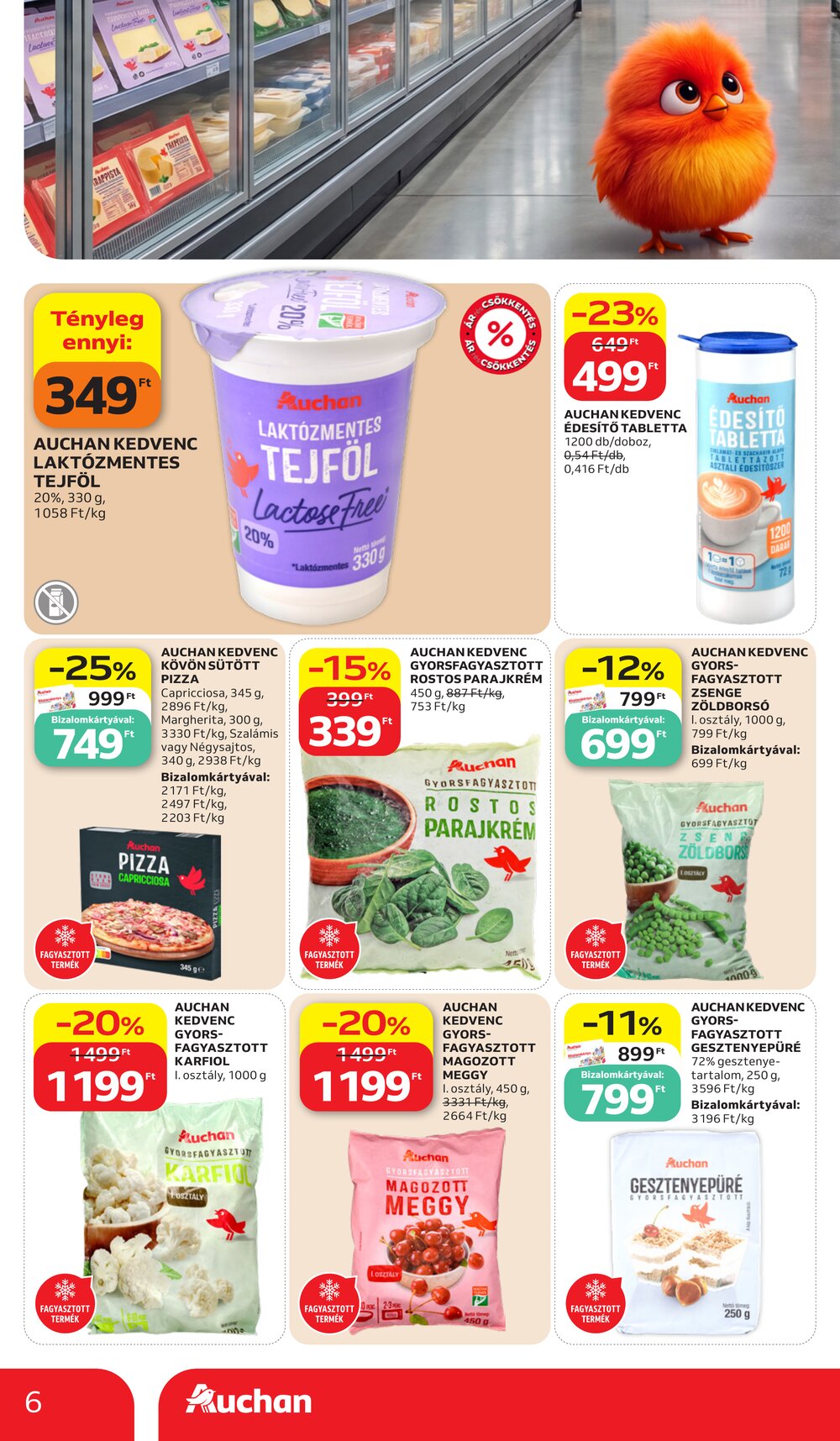 Auchan akciós újság 2026.10.15-től - 6. oldal.
