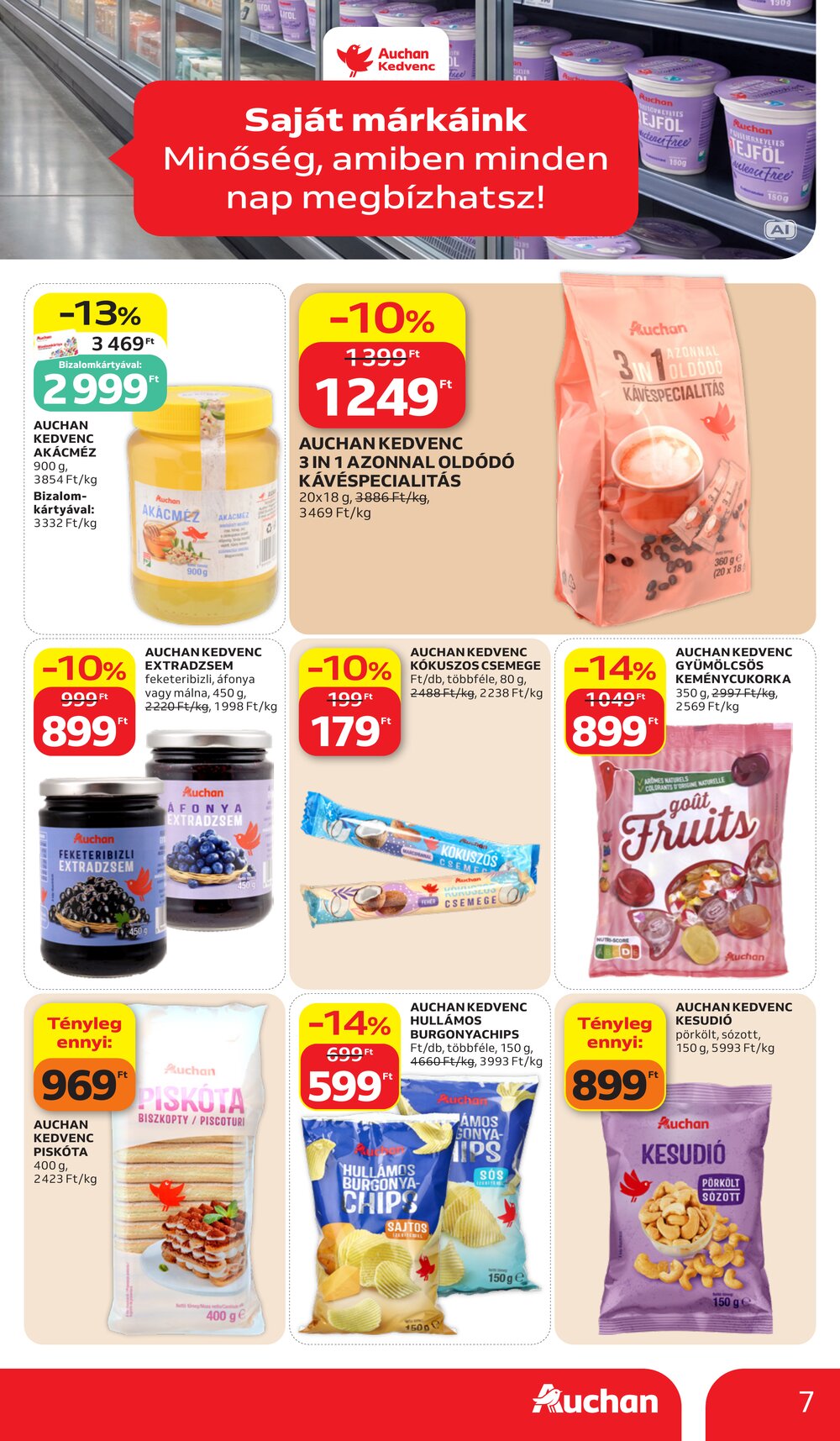 Auchan akciós újság 2026.10.15-től - 7. oldal.