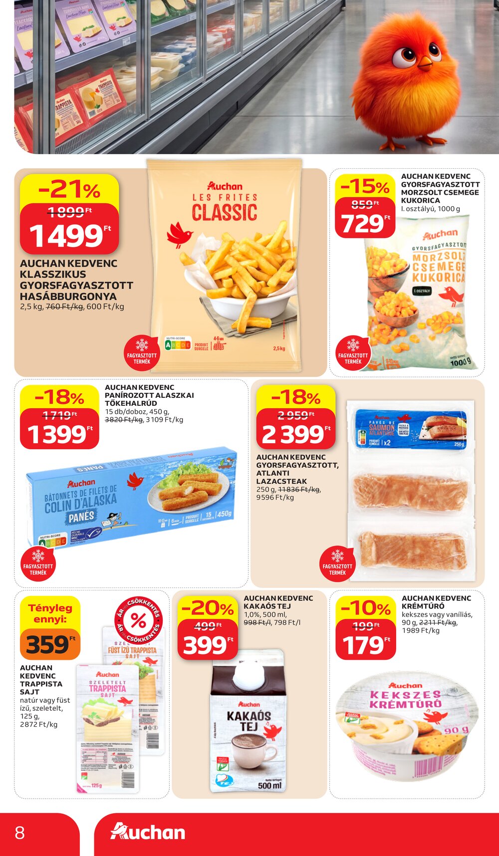Auchan akciós újság 2026.10.15-től - 8. oldal.