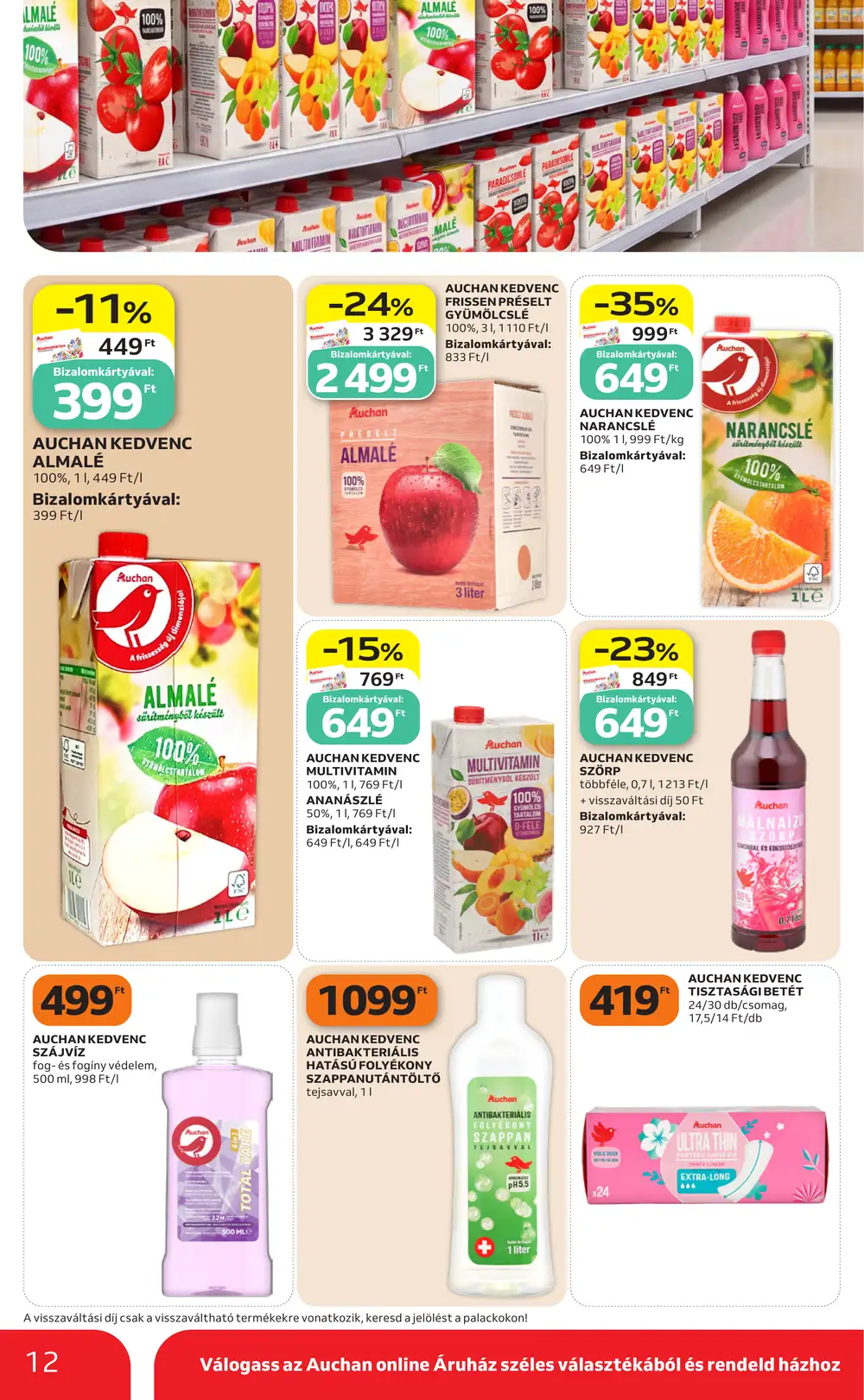 Auchan akciós újság 2026.10.15-től - 12. oldal.