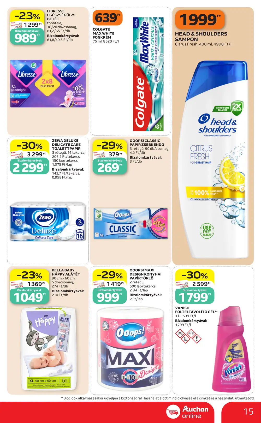 Auchan akciós újság 2026.10.15-től - 15. oldal.