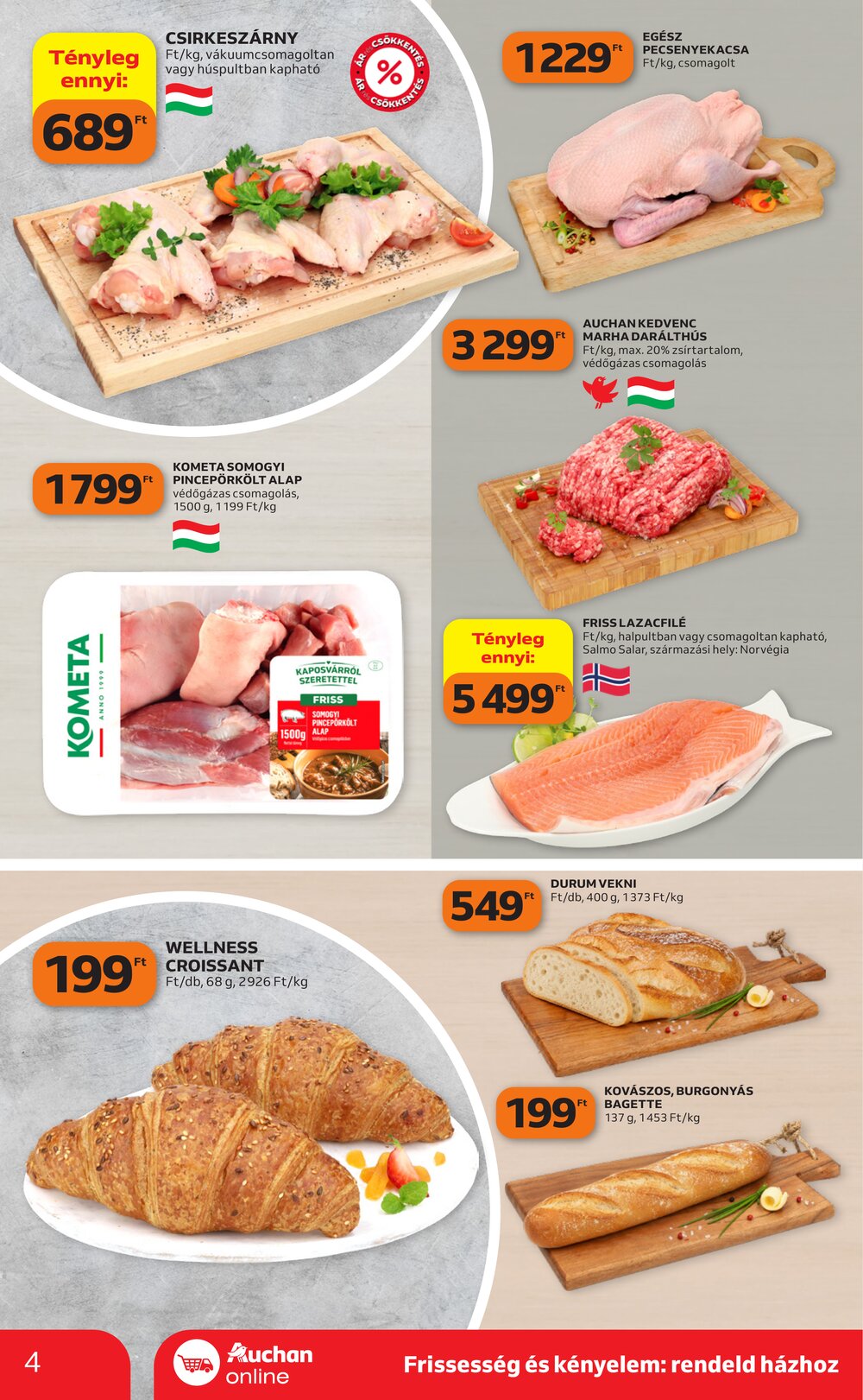 Auchan akciós újság 2026.10.15-től - 4. oldal.