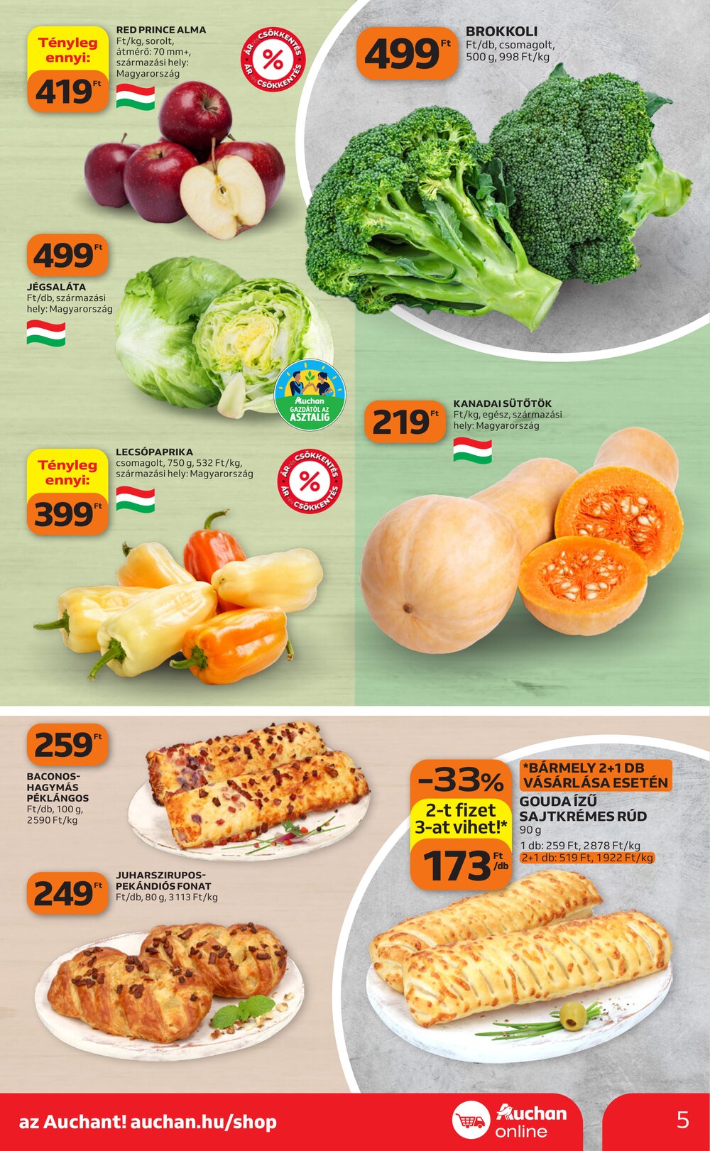 Auchan akciós újság 2026.10.15-től - 5. oldal.