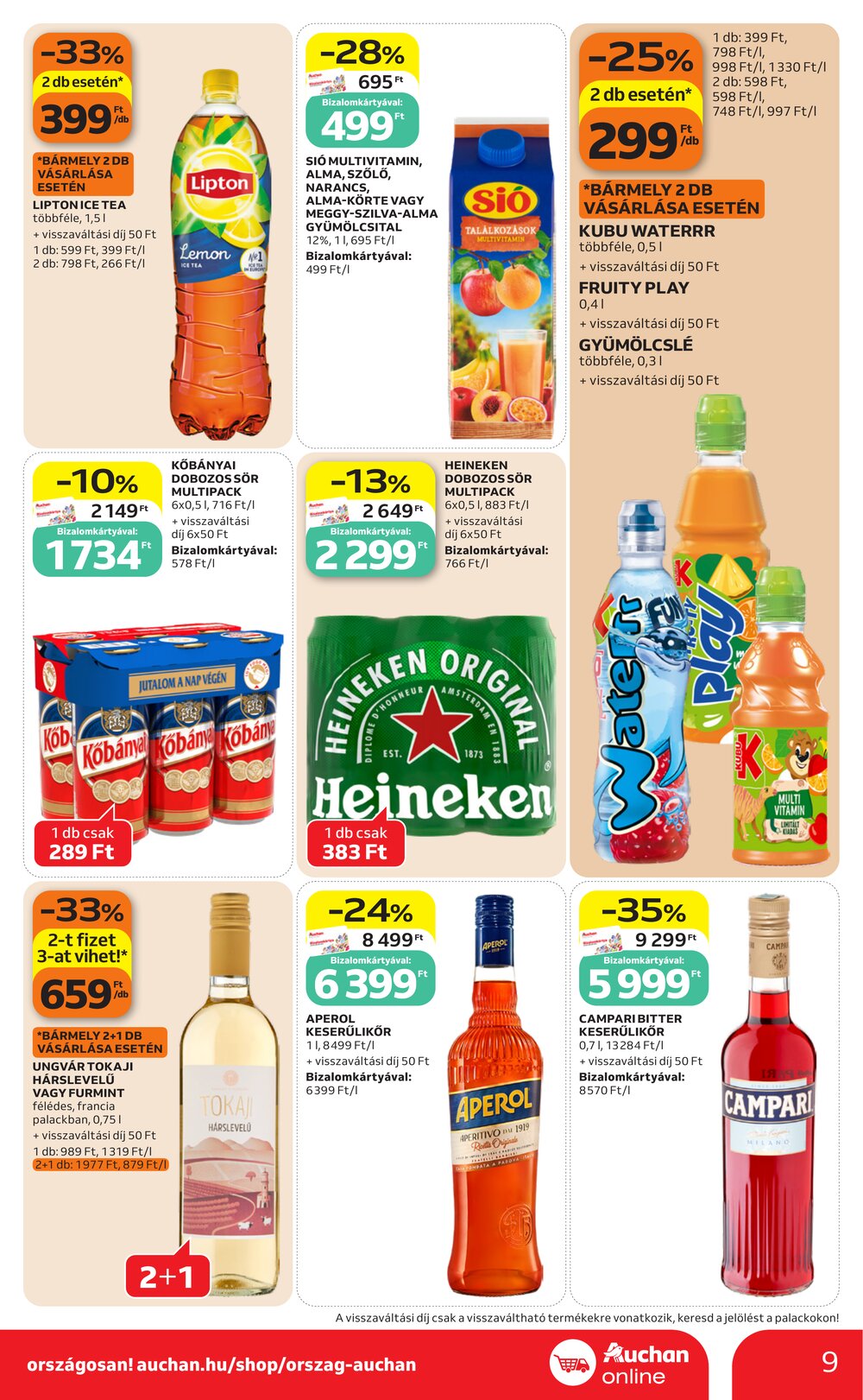 Auchan akciós újság 2026.10.15-től - 9. oldal.