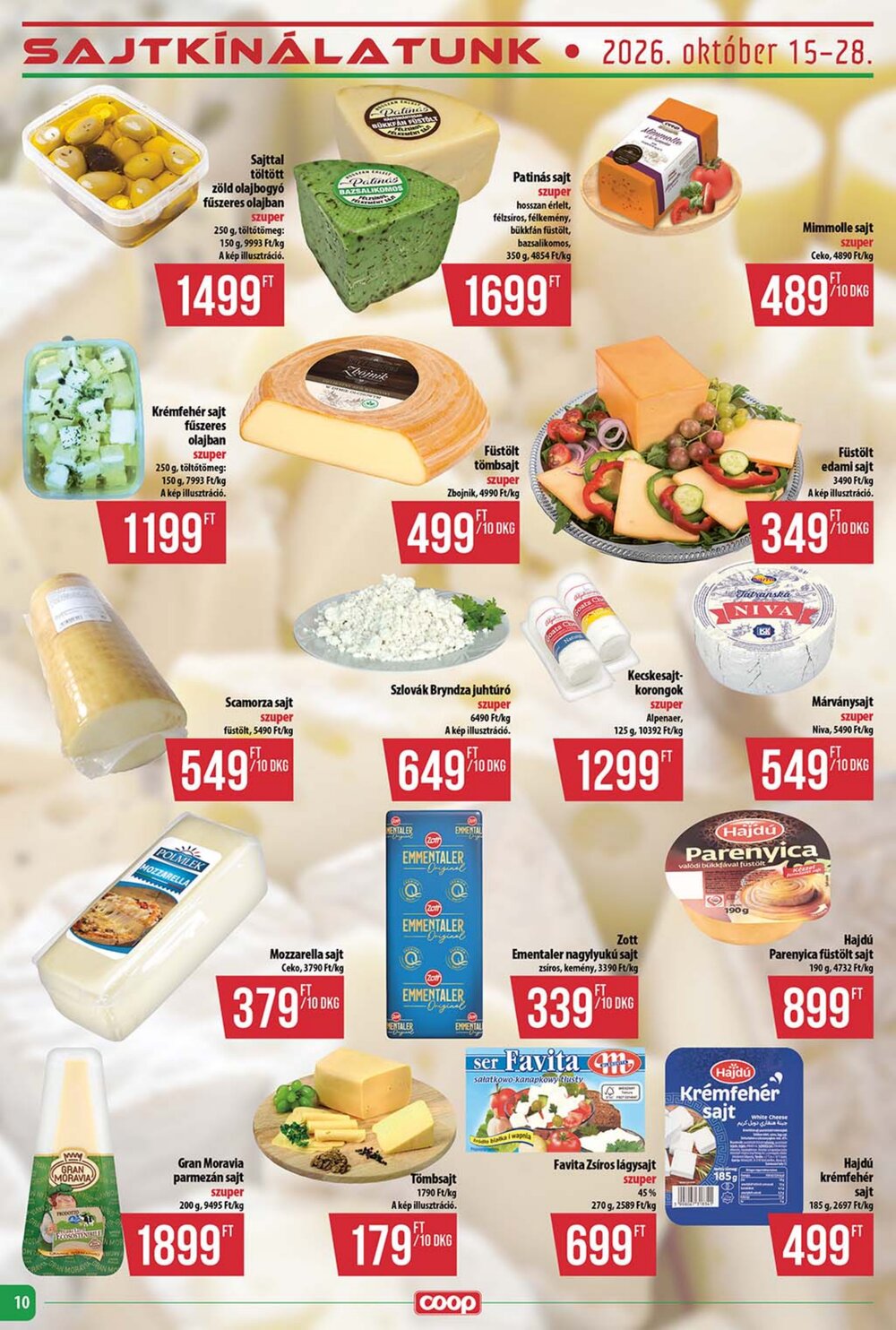 Coop akciós újság 2026.10.15-től - 10. oldal.