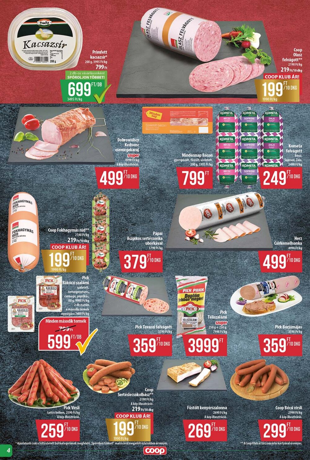 Coop akciós újság 2026.10.15-től - 4. oldal.