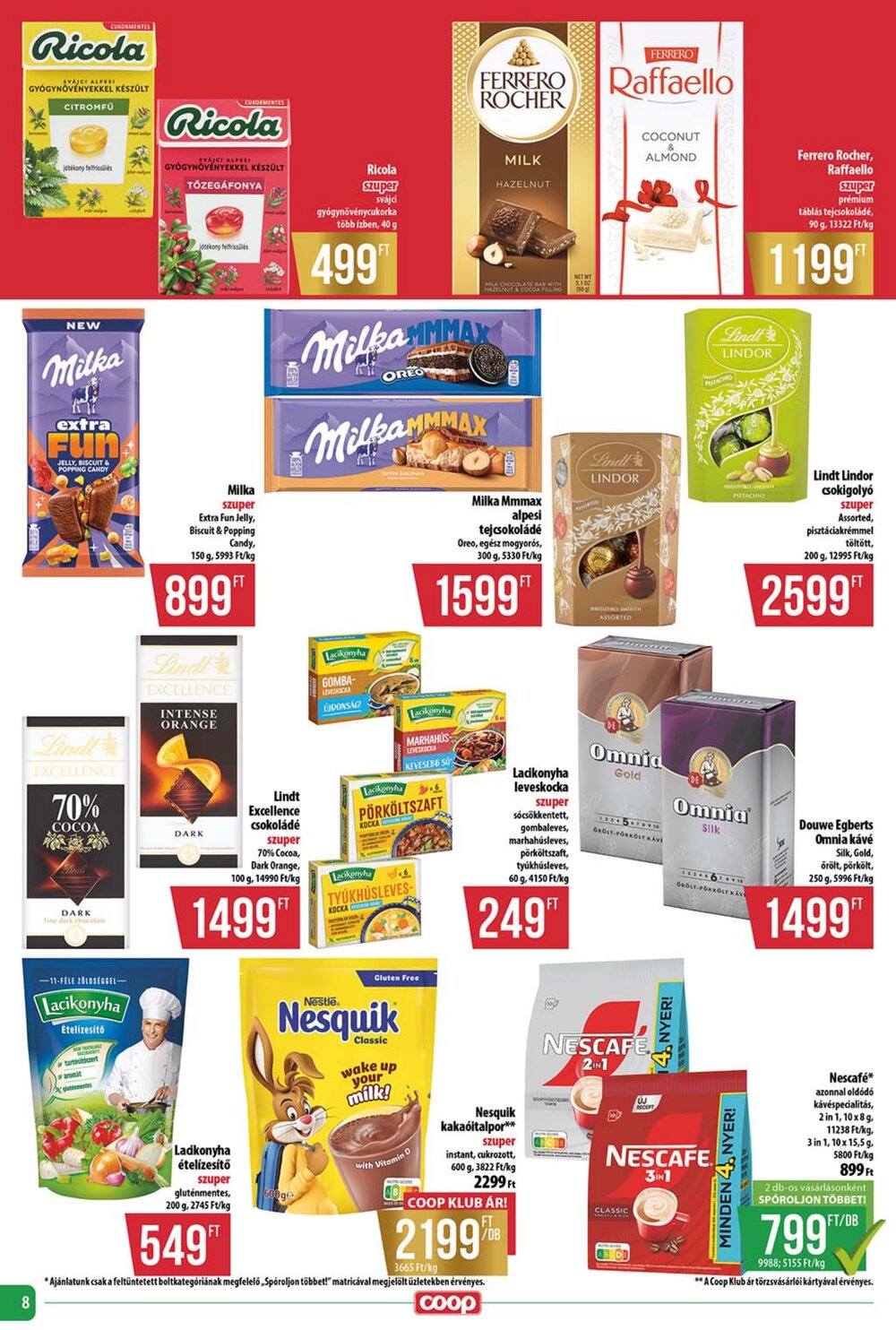 Coop akciós újság 2026.10.15-től - 8. oldal.
